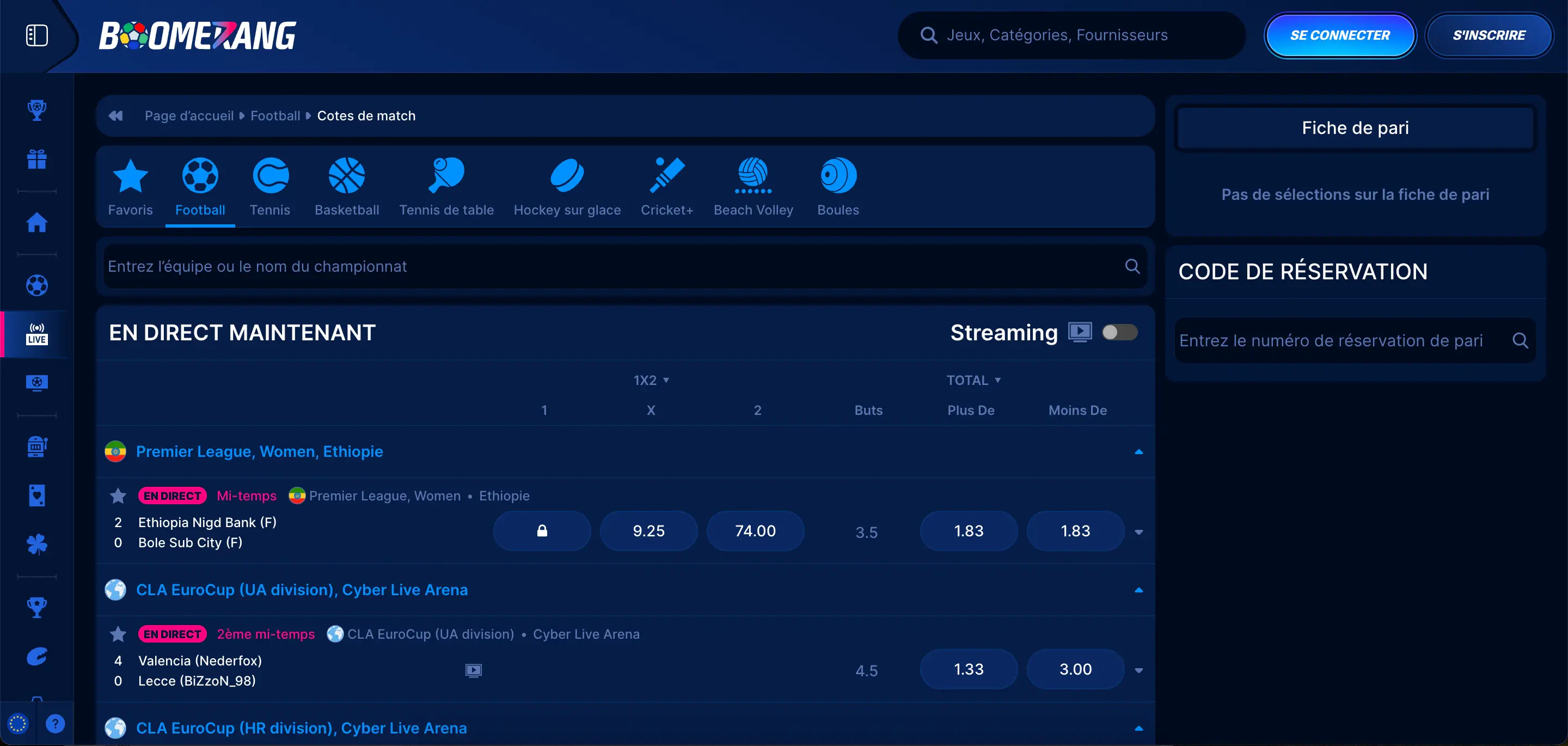 paris live boomerang bet