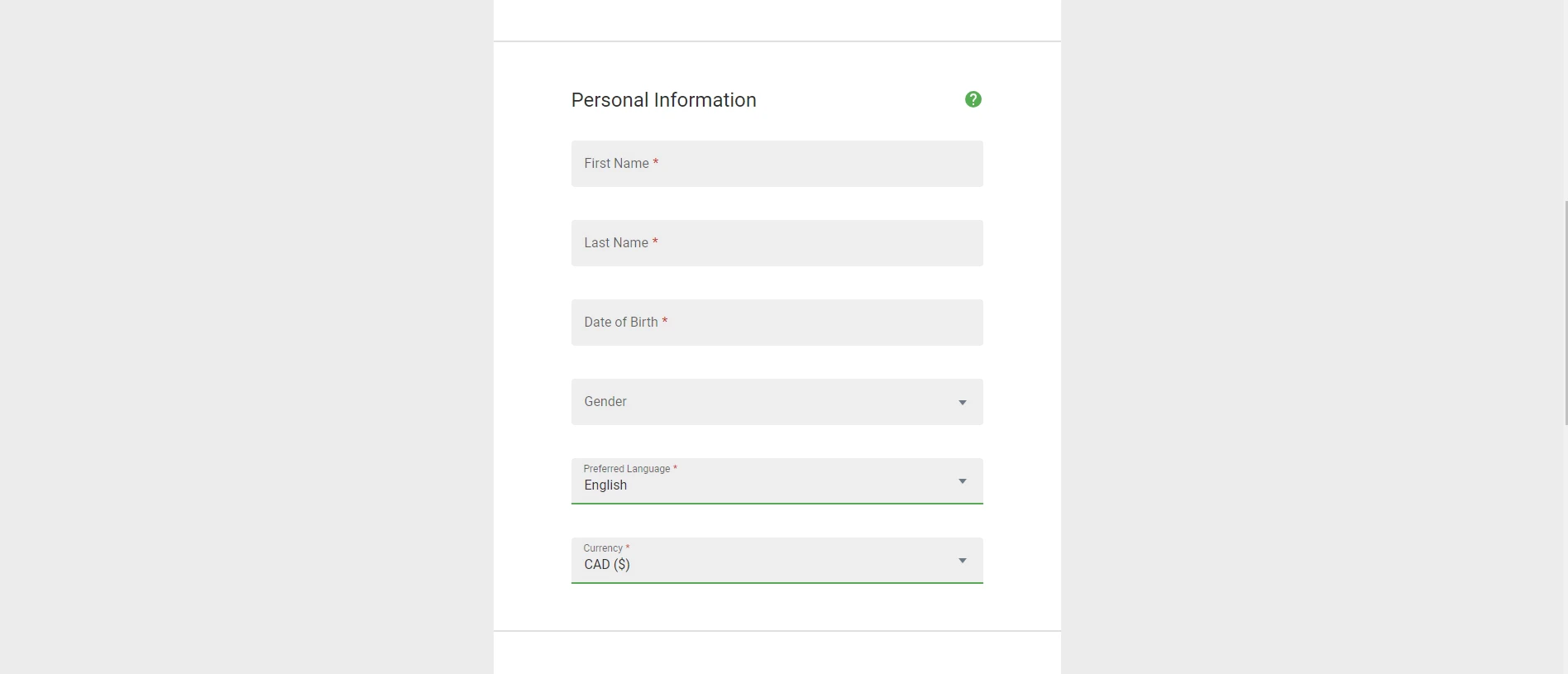 Spin Casino Registration