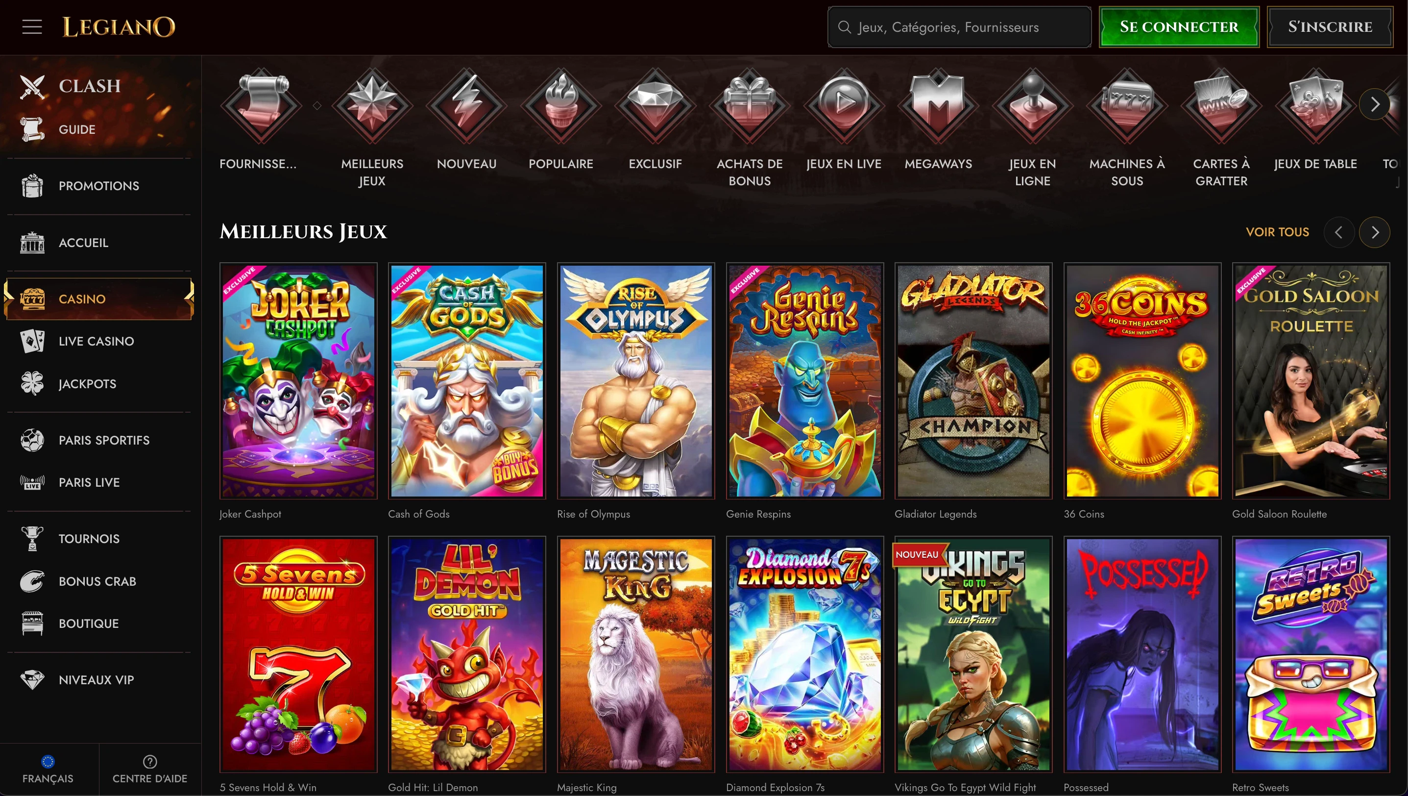 slots legiano