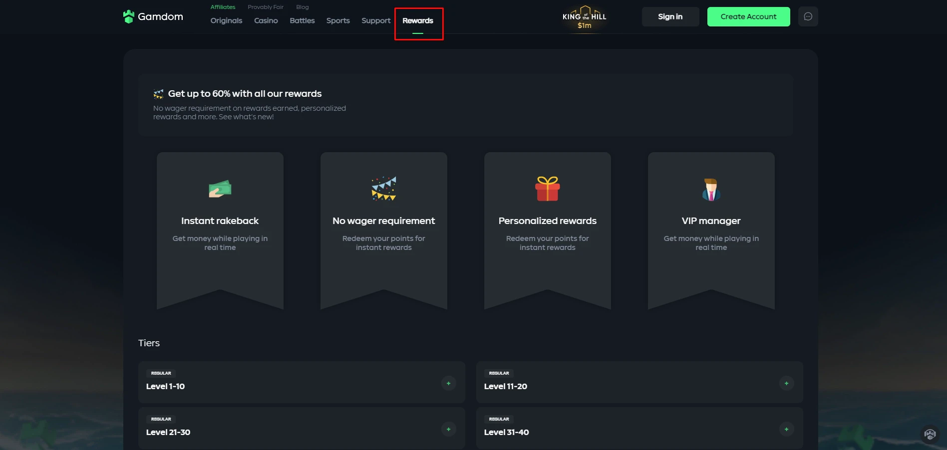 Gamdom Bonuses and Promotions