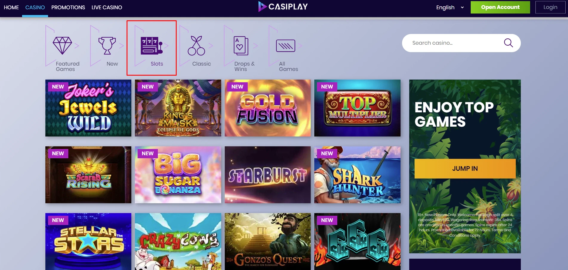 Casiplay Slot Machines