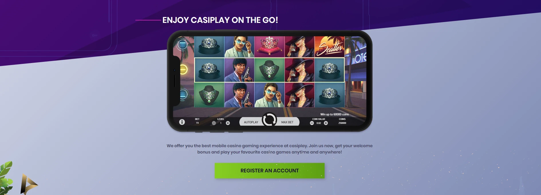 Casiplay mobile app