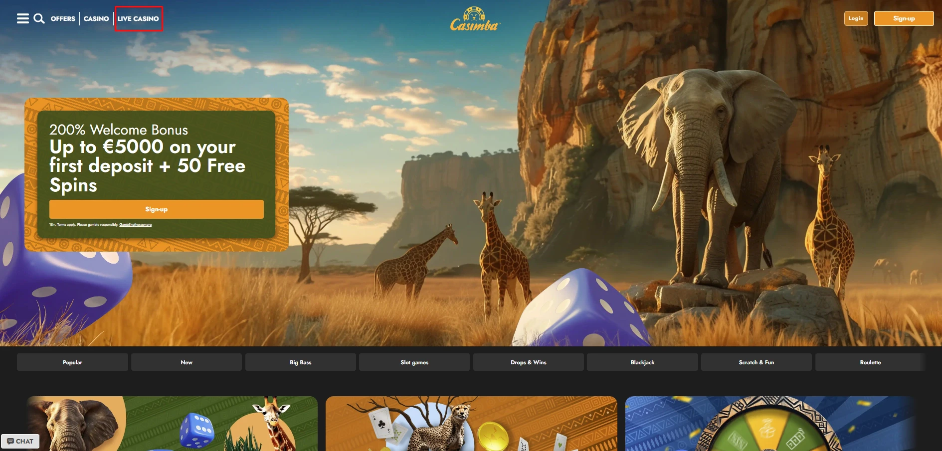 Casimba Home Page