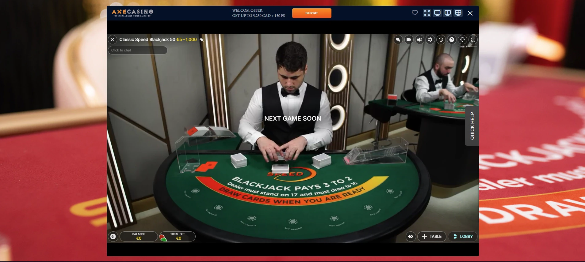 Live Blackjack