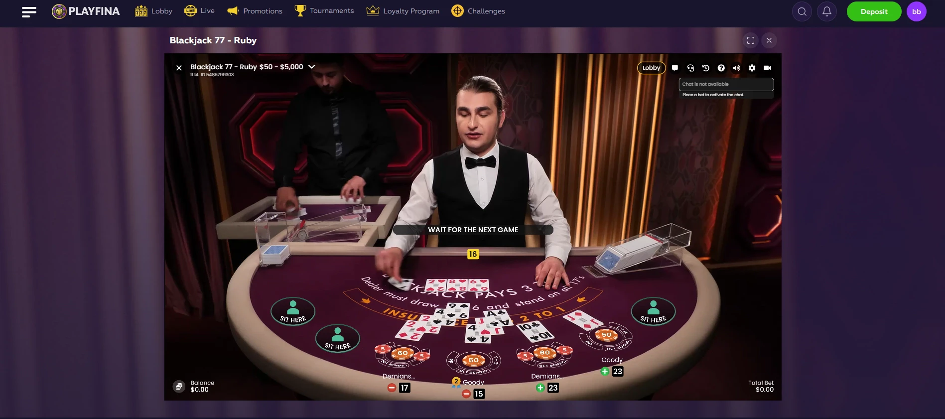 Live casino
