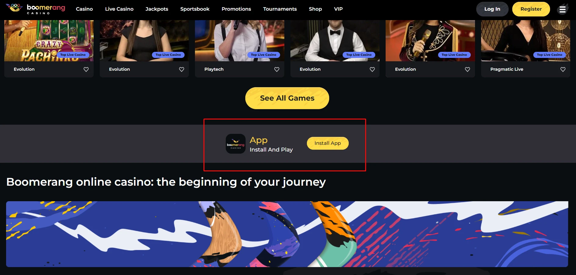 Boomerang Mobile App