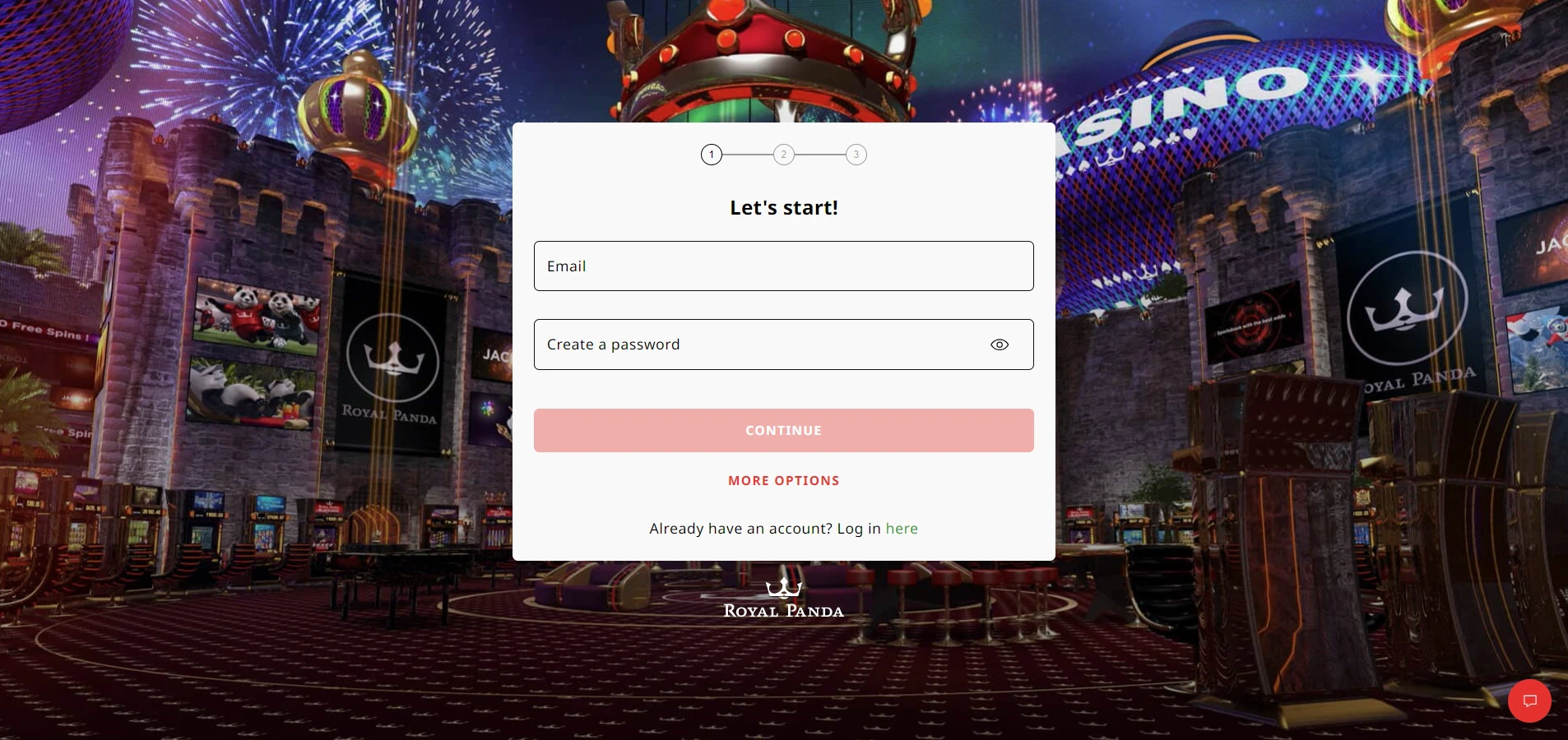 Create Account 1