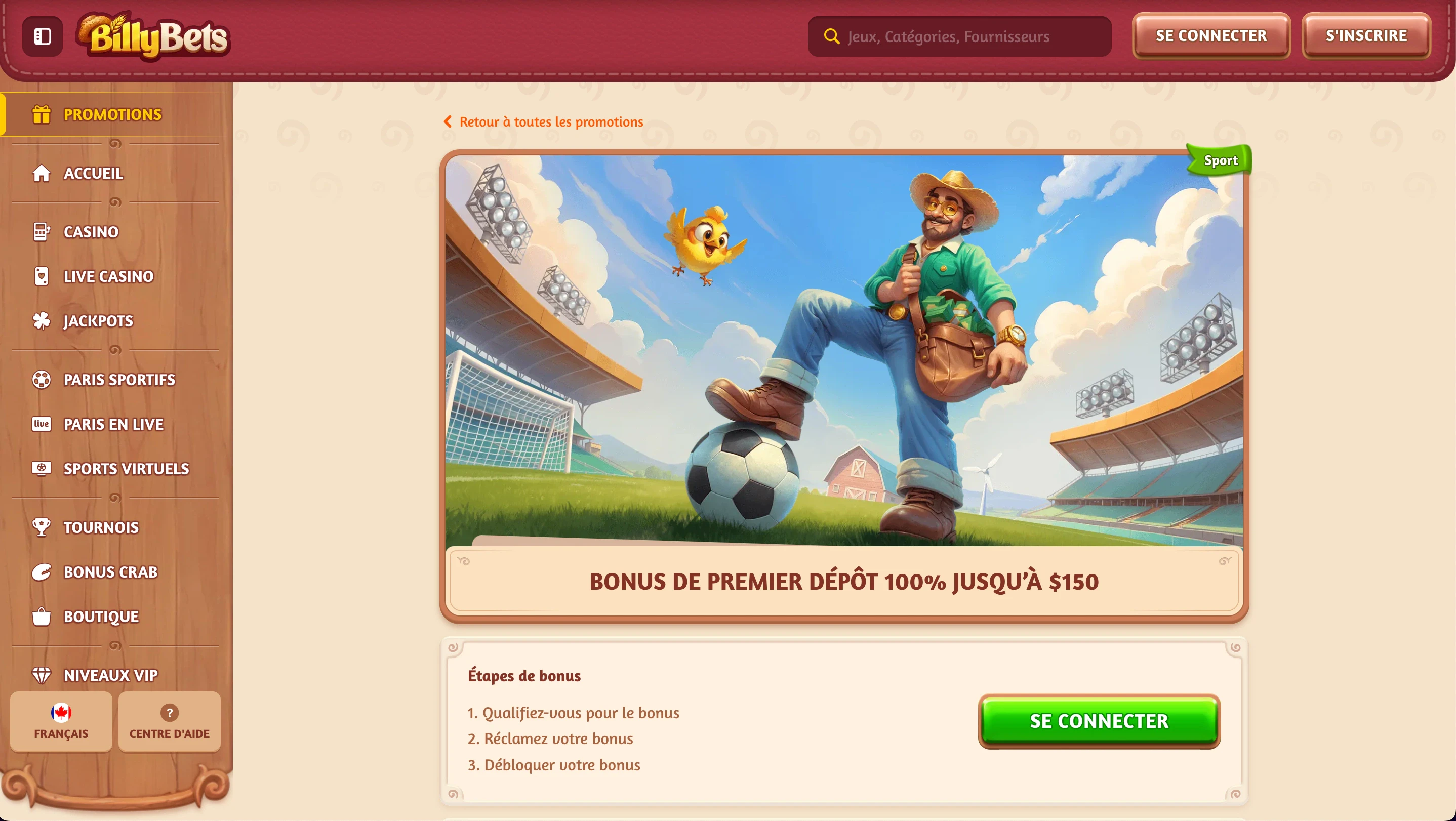 bonus sport billy bets