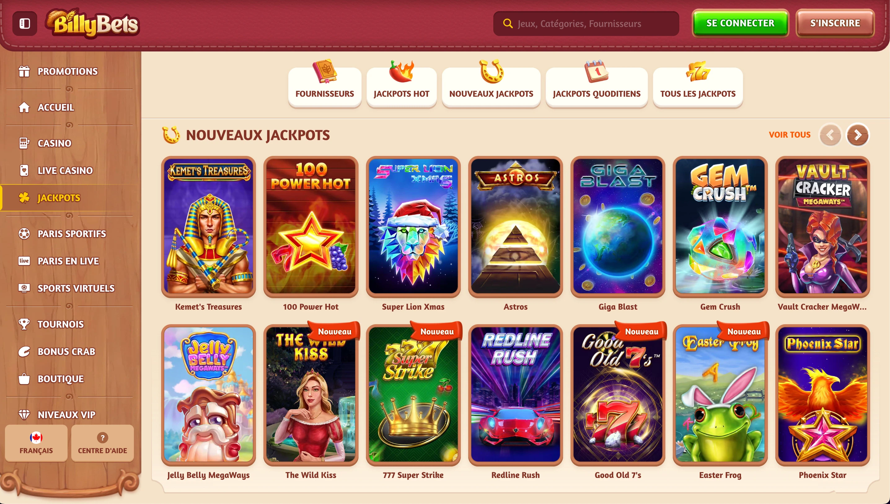 jackpots billy bets