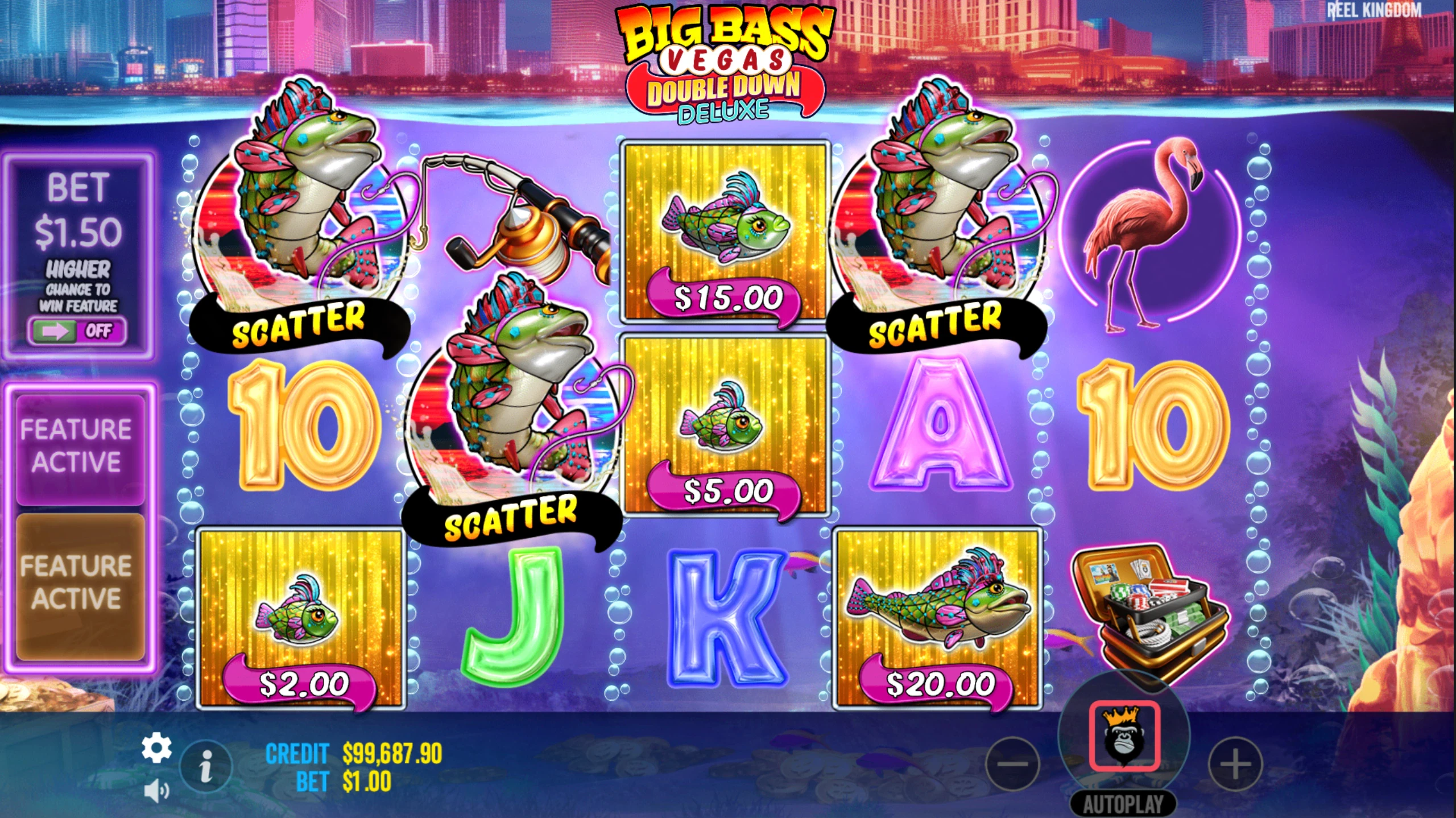 scatters Big Bass Vegas Double Down Deluxe