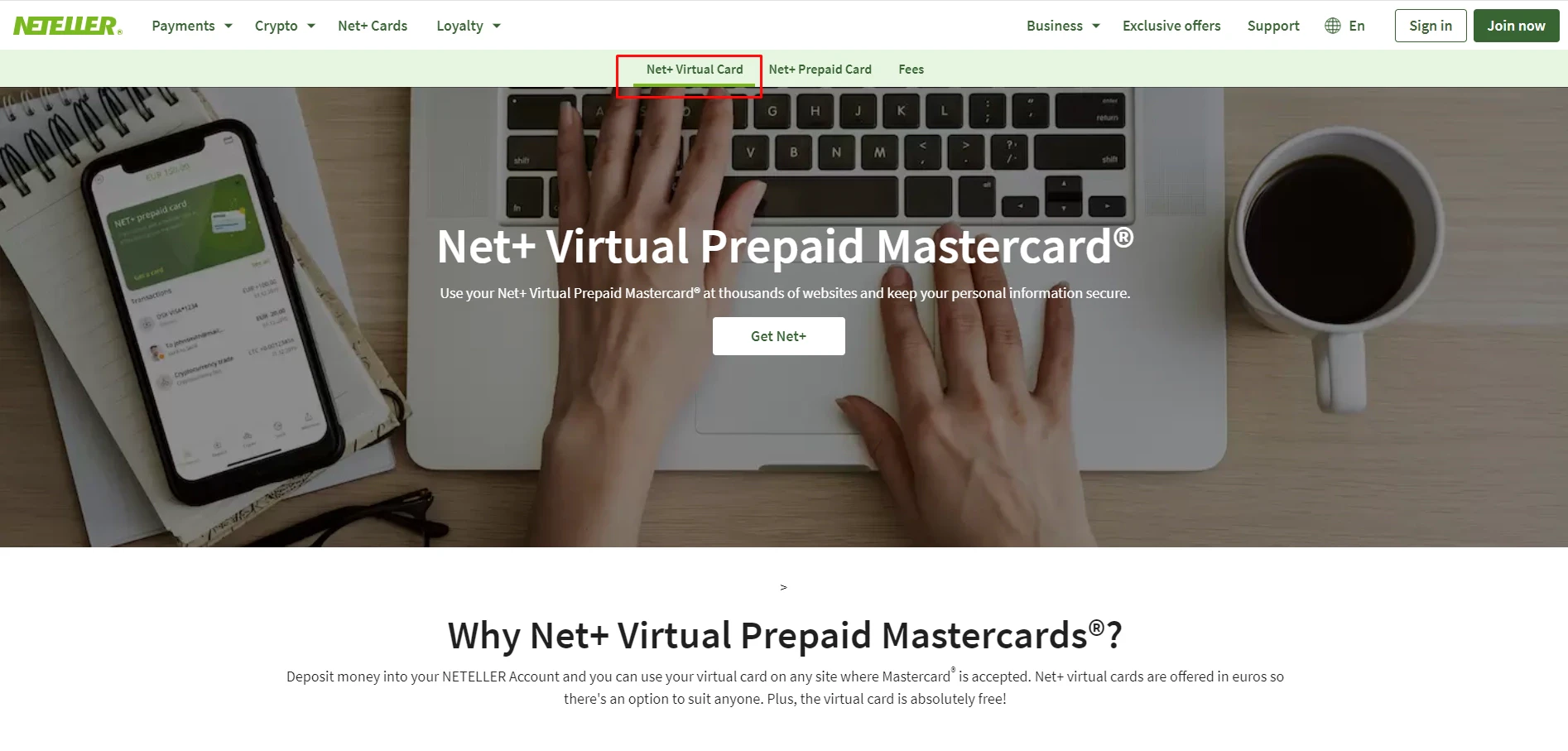 Neteller Mastercard