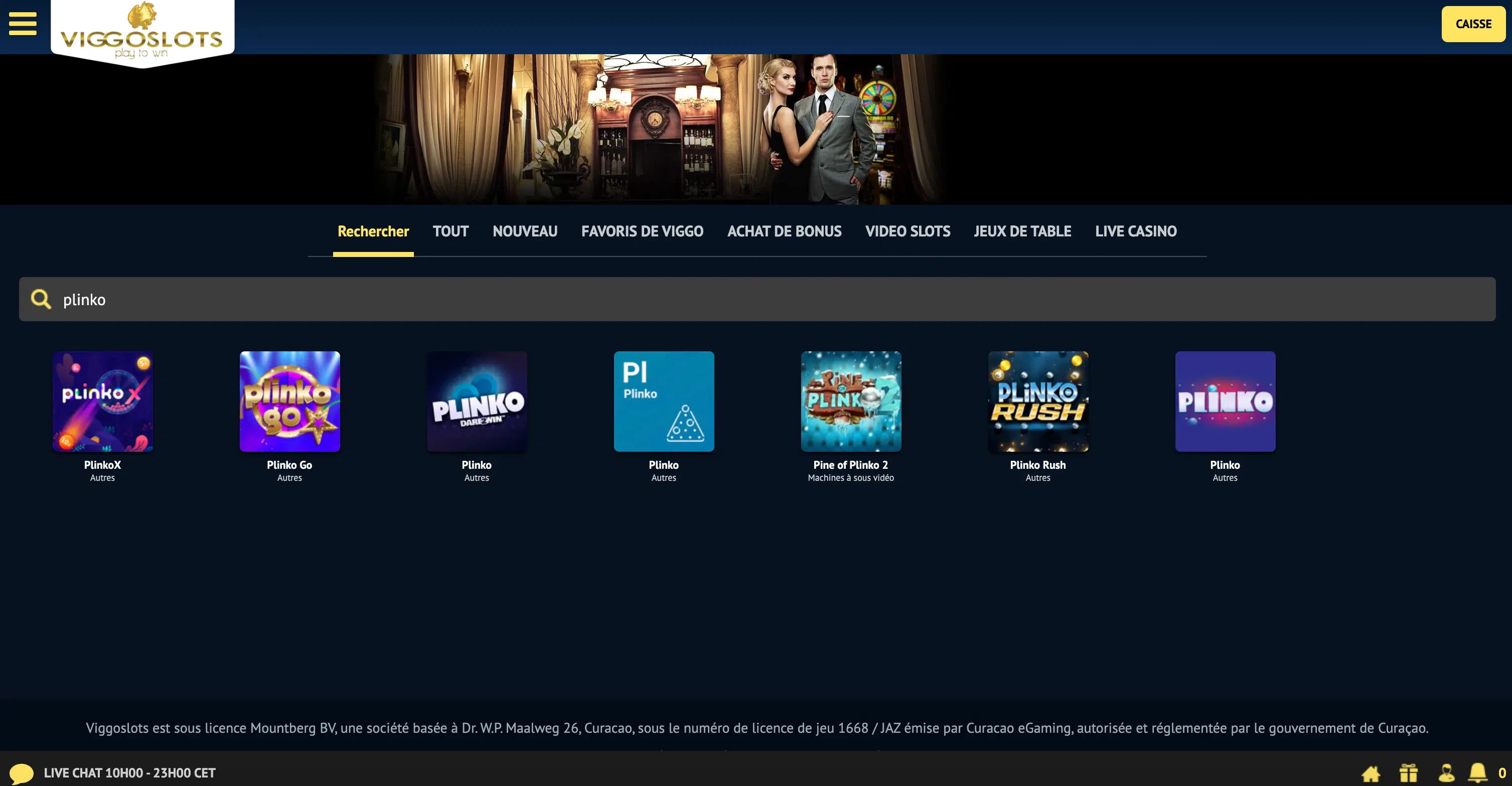 Mini jeux sur Viggoslots