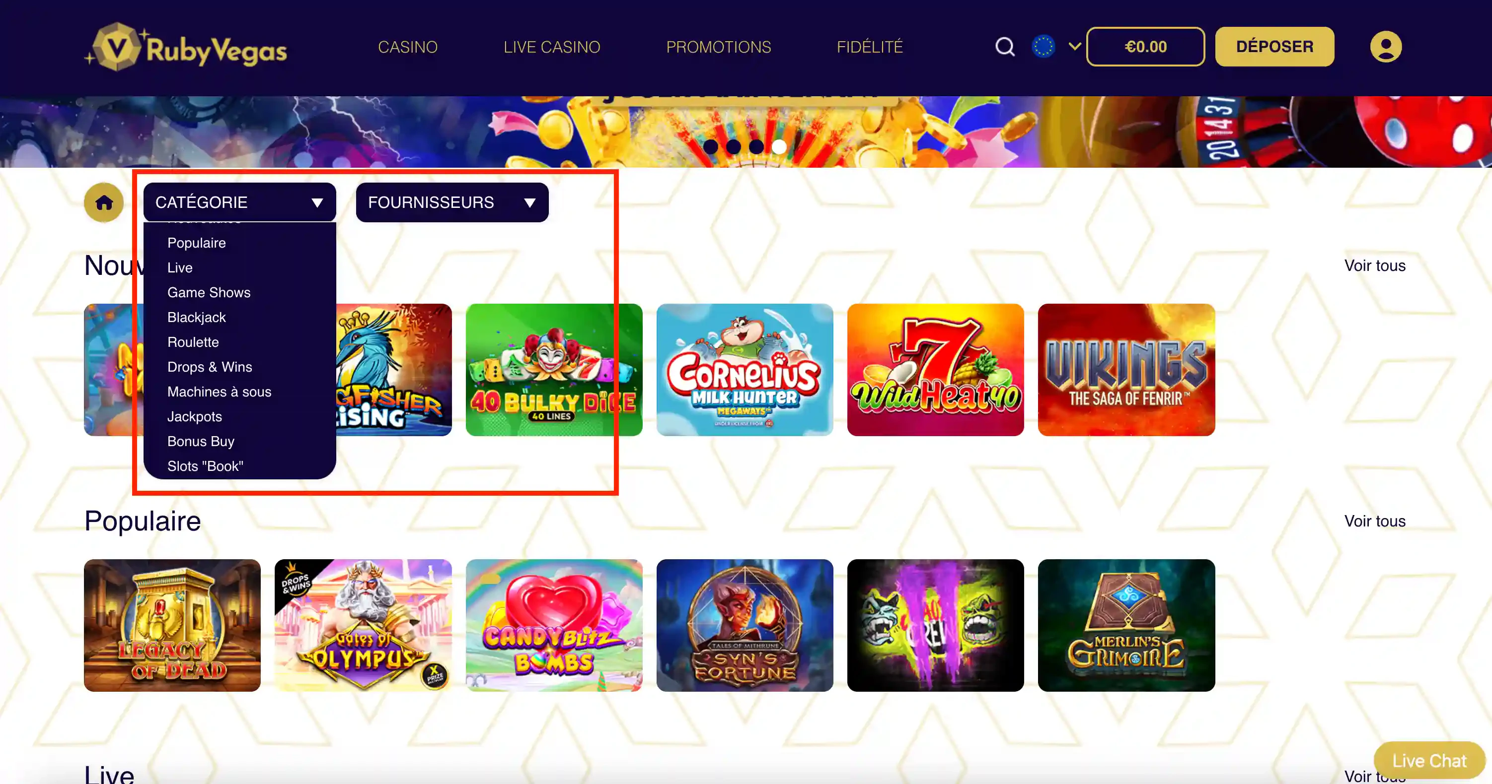 Catégorisation des jeux
