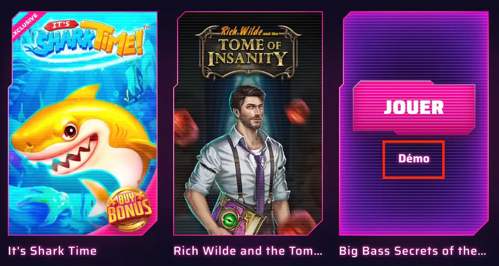 robycasino mode demo