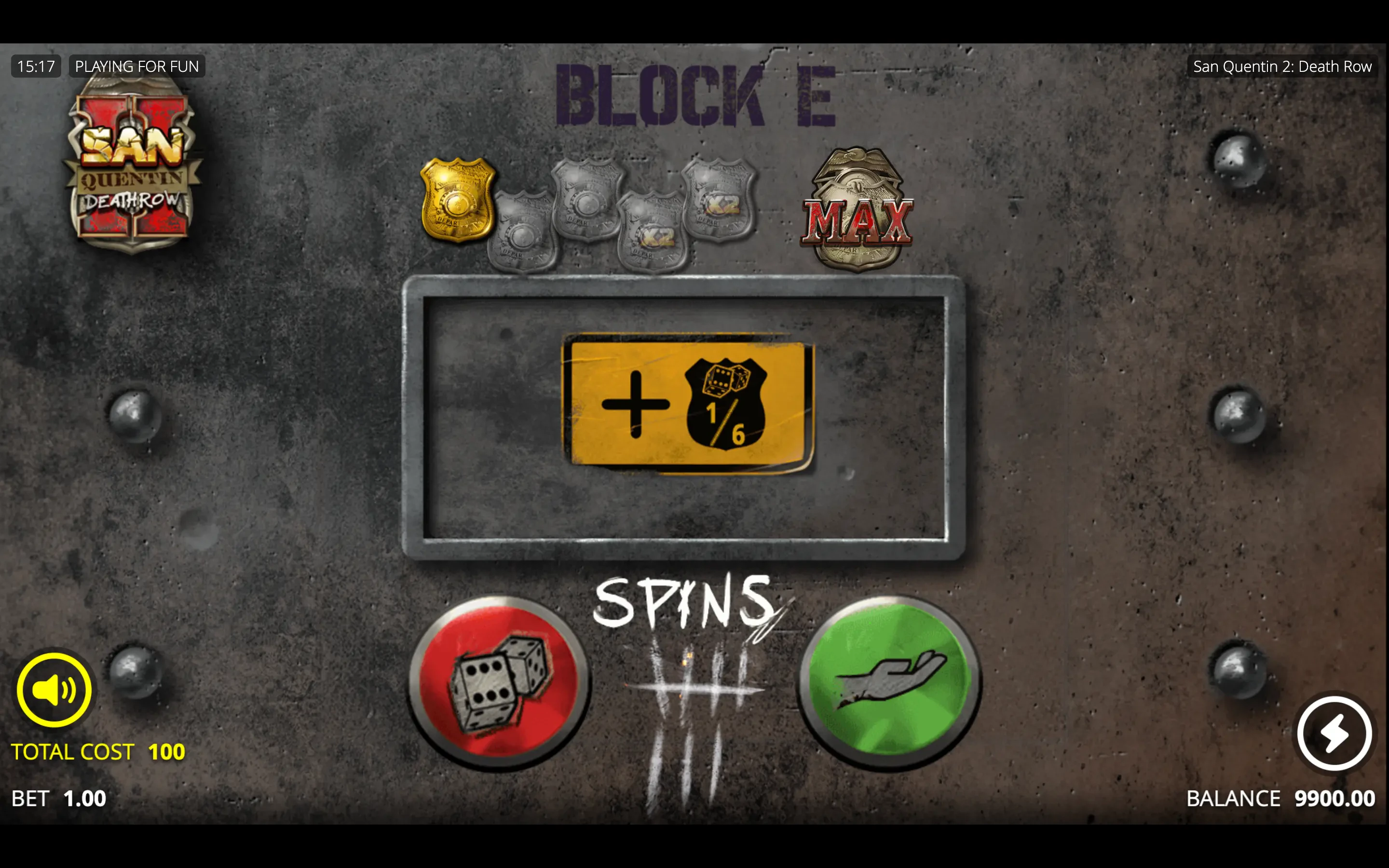 san quentin 2 bonus gamble