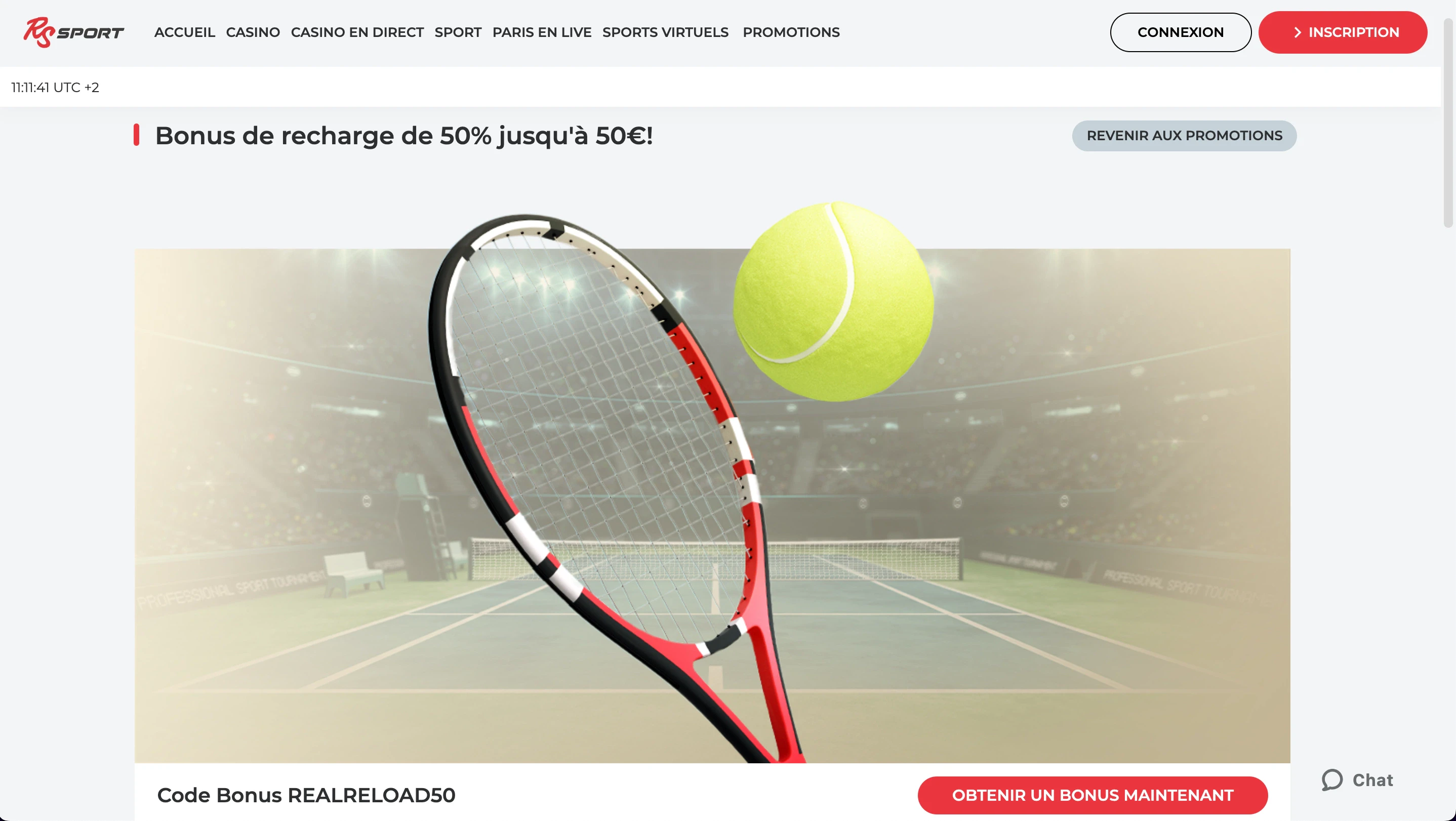 bonus hebdomadaire sport real spin
