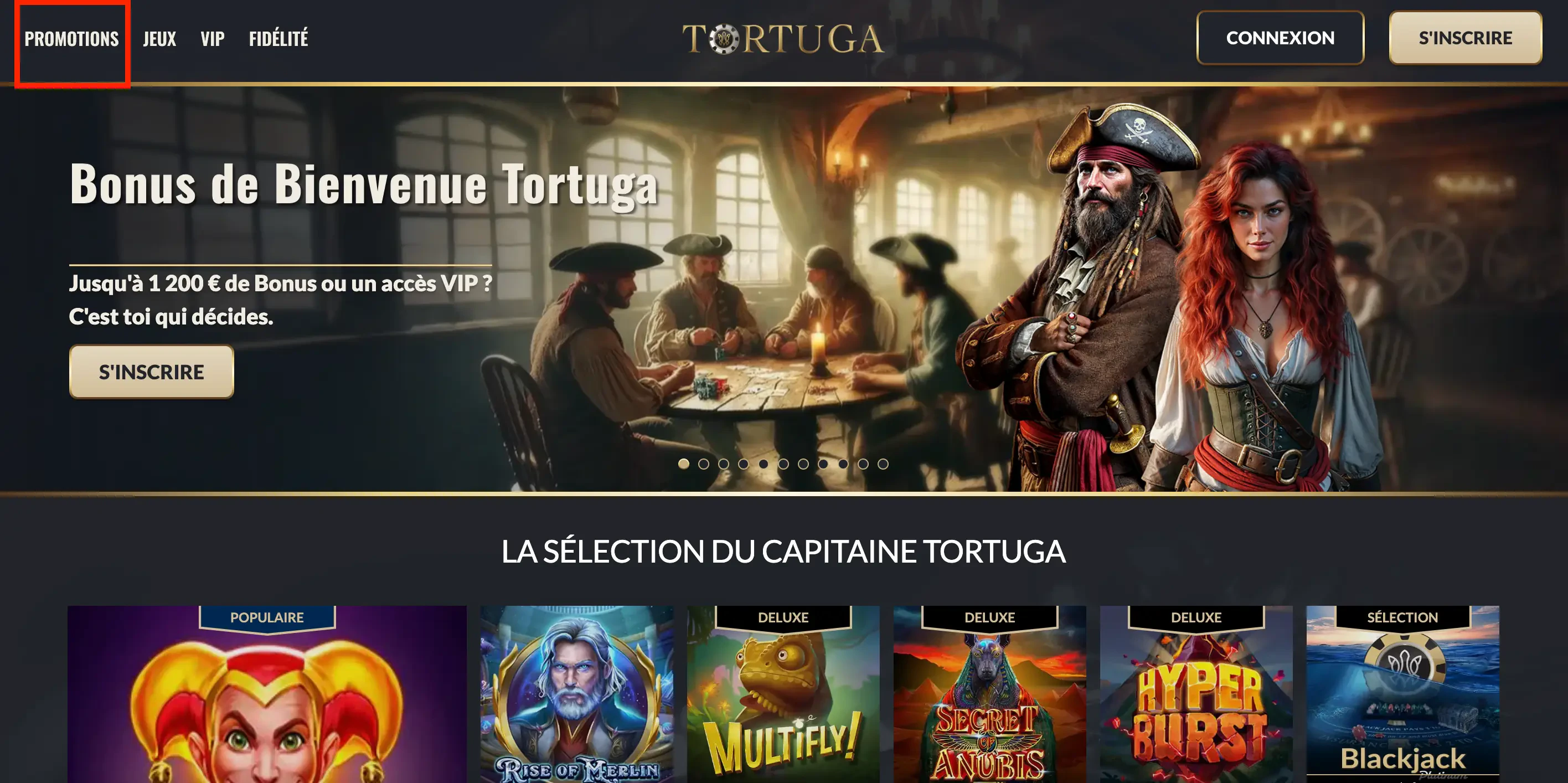 Promotions Tortuga Casino