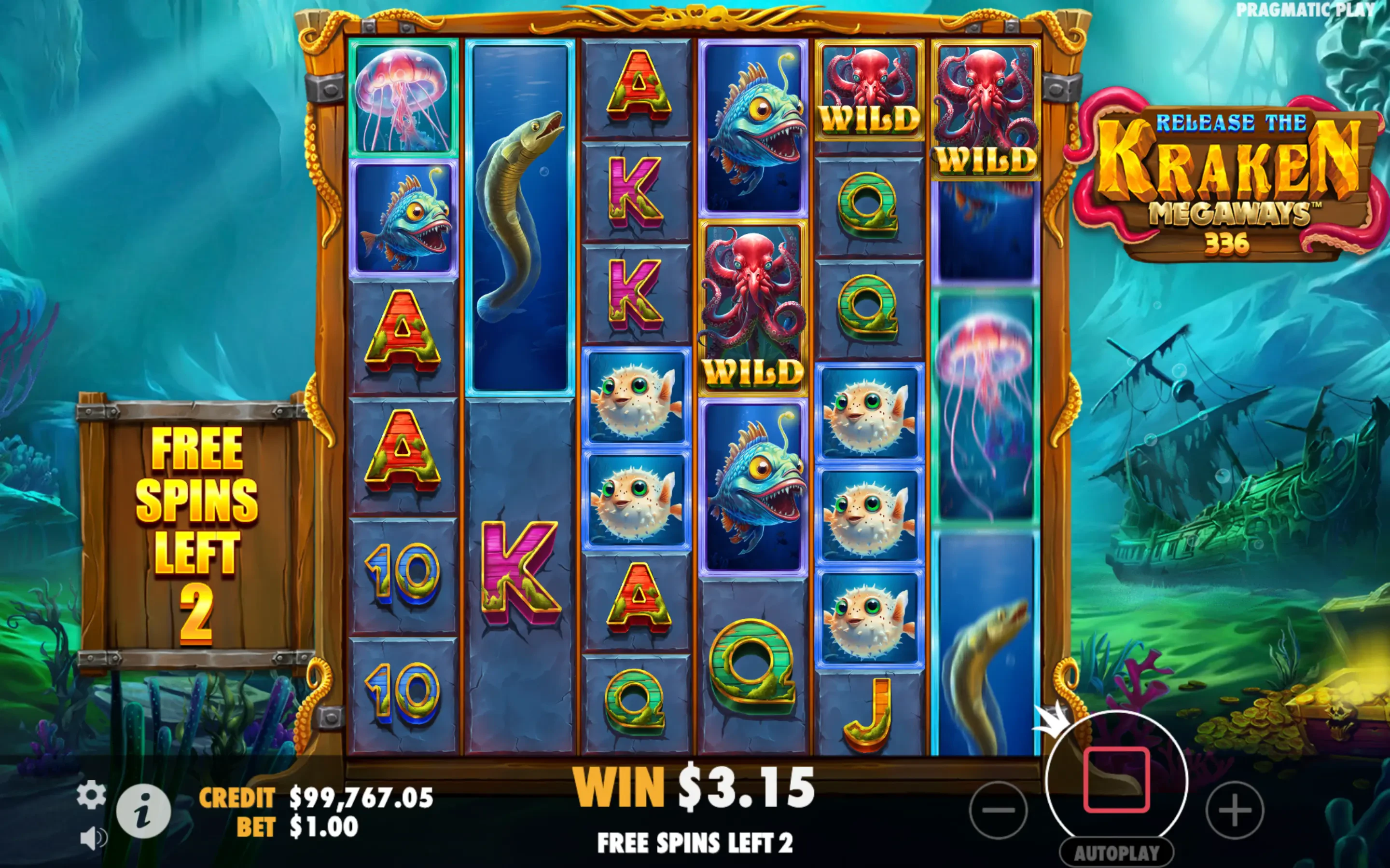 release the kraken megaways bonus