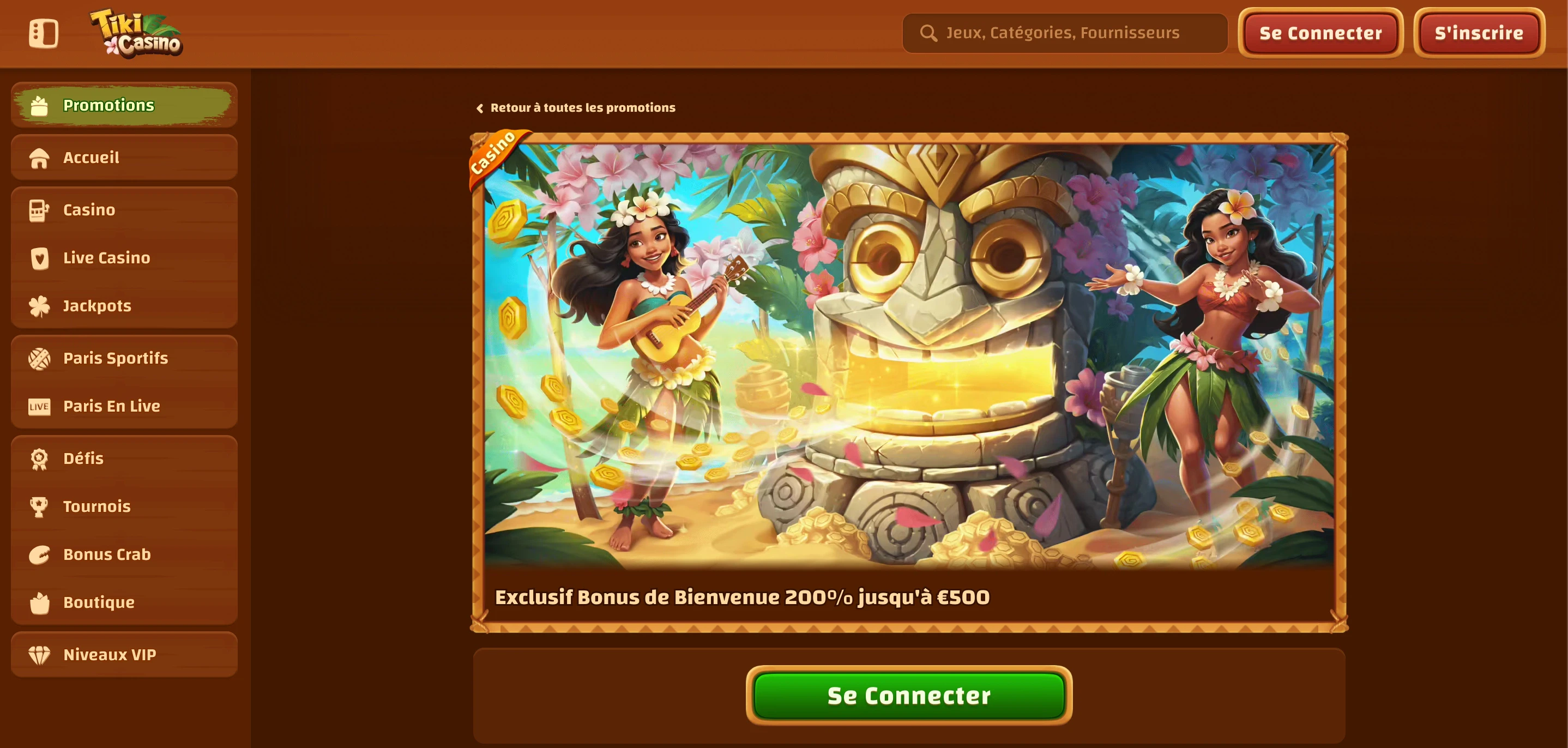 bonus casino tiki casino