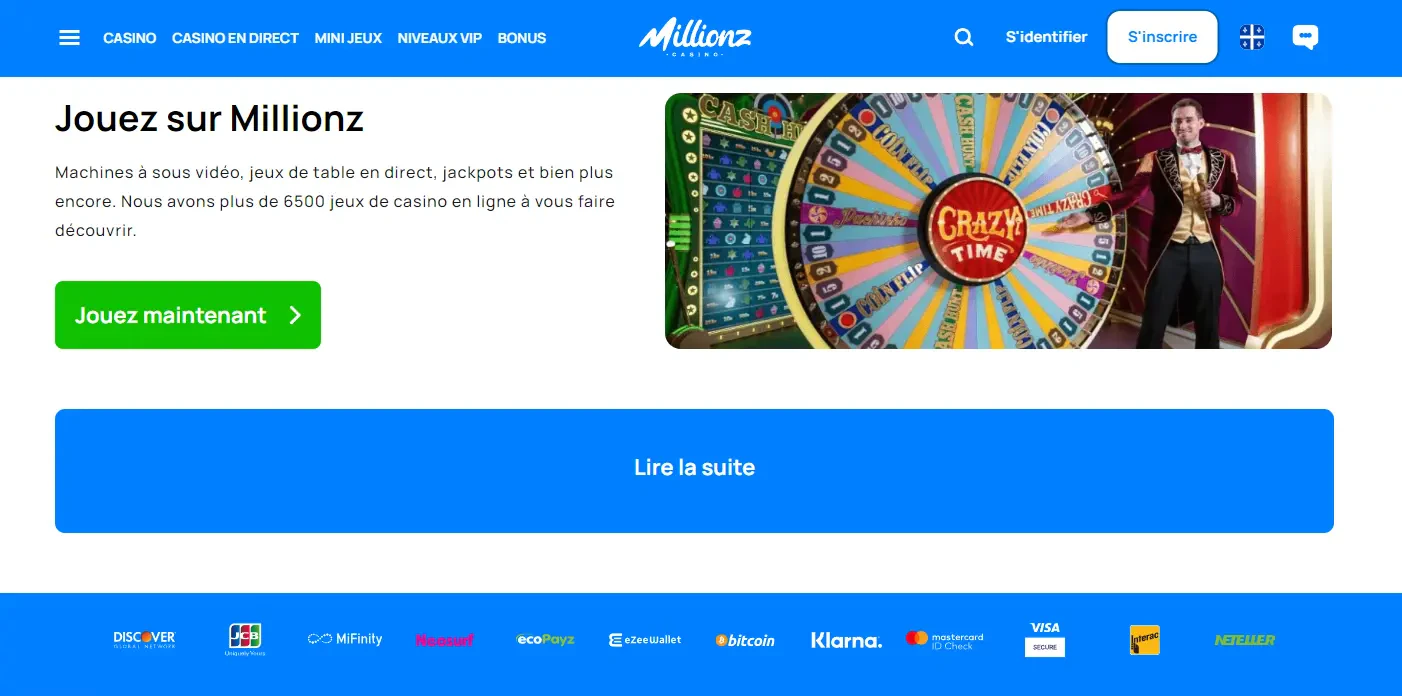 Pied de page Millionz