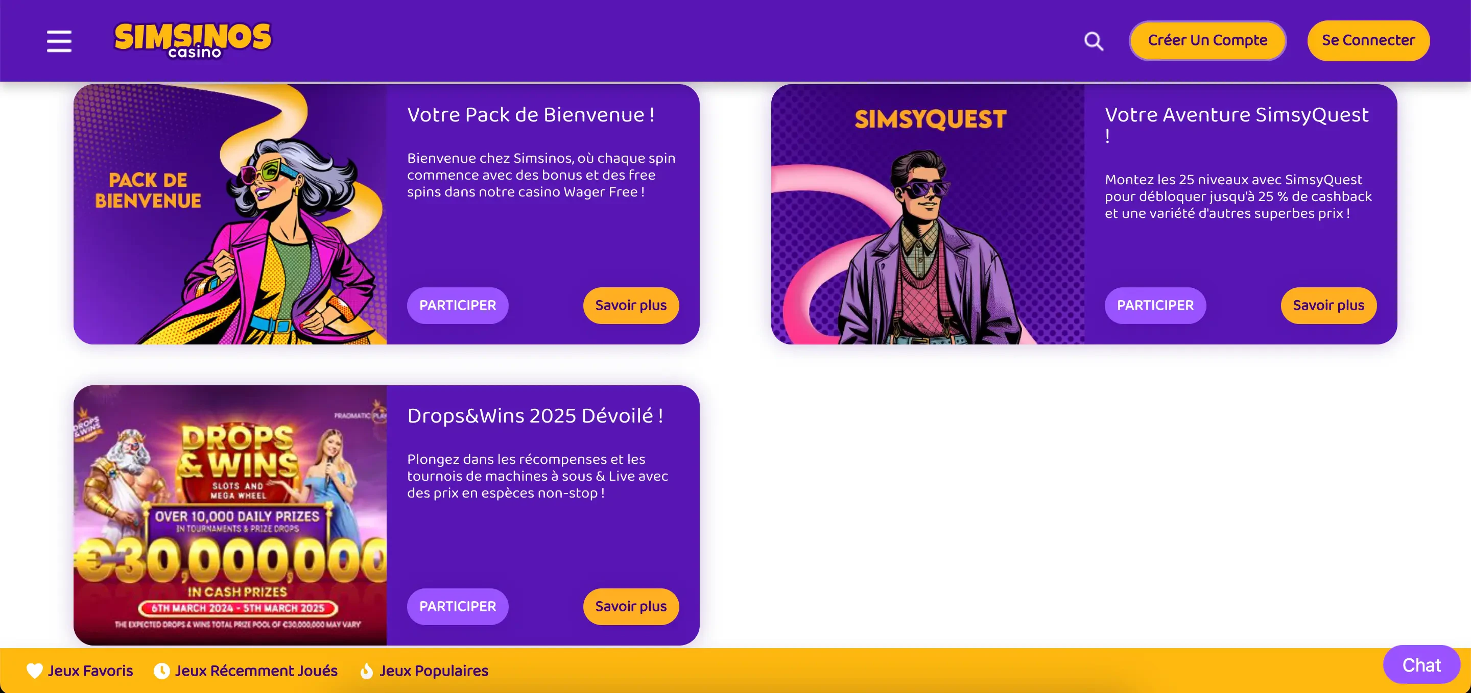 simsinos bonus