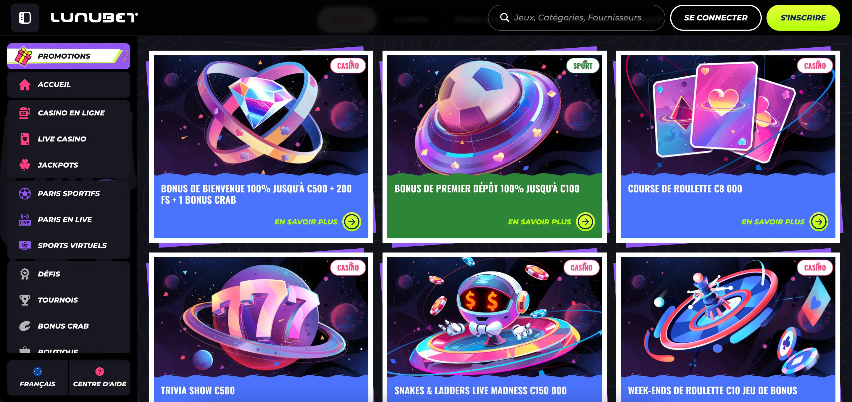 lunubet bonus