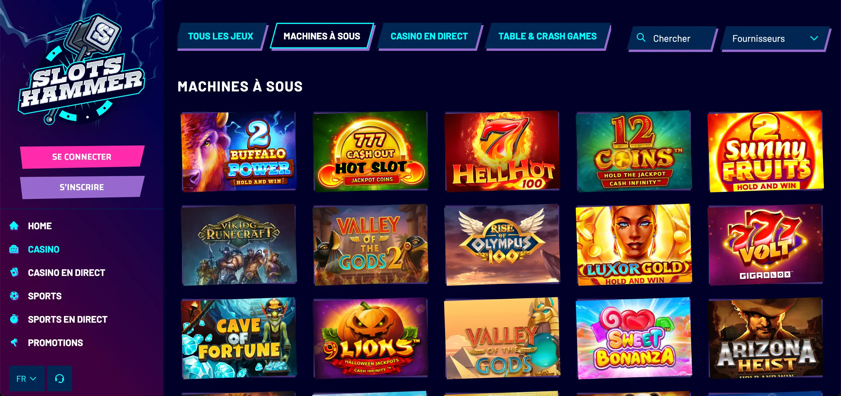 slots hammer machines à sous