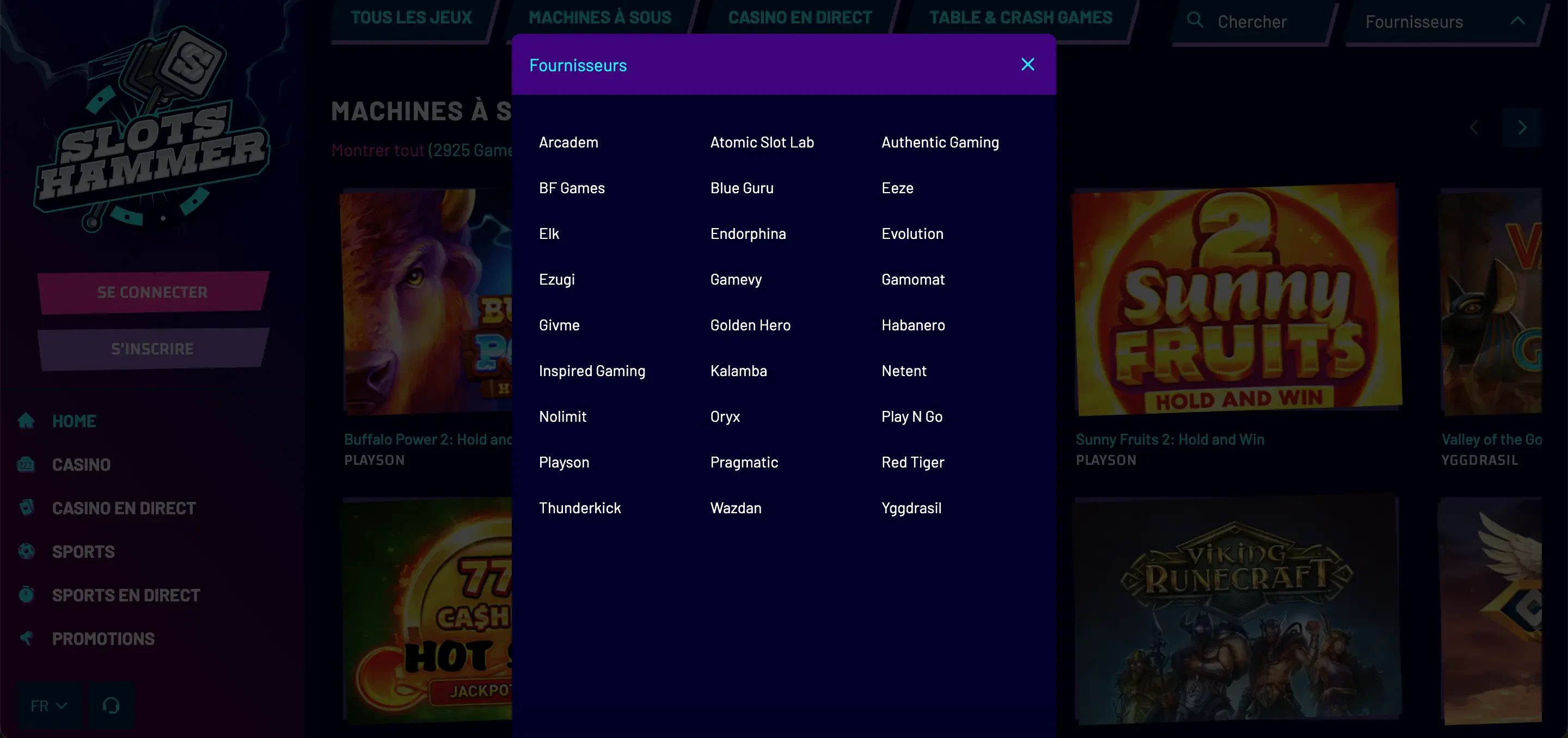 slotshammer providers
