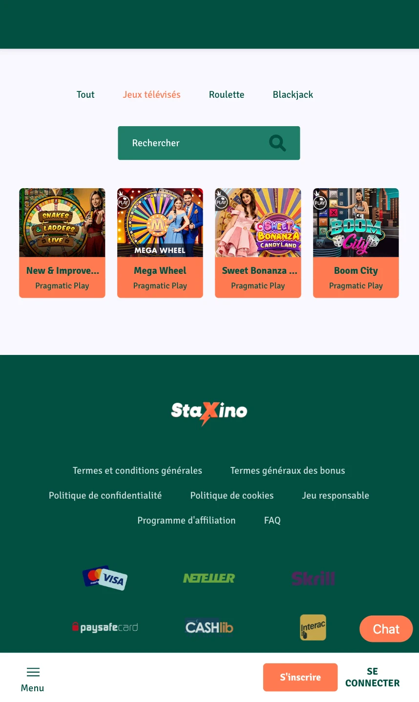 staxino sur mobile 1