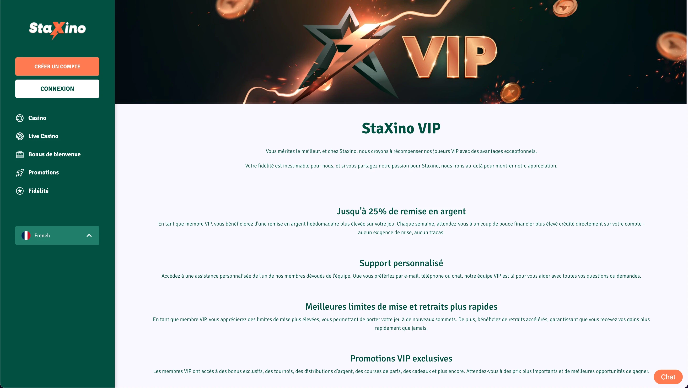 vip staxino