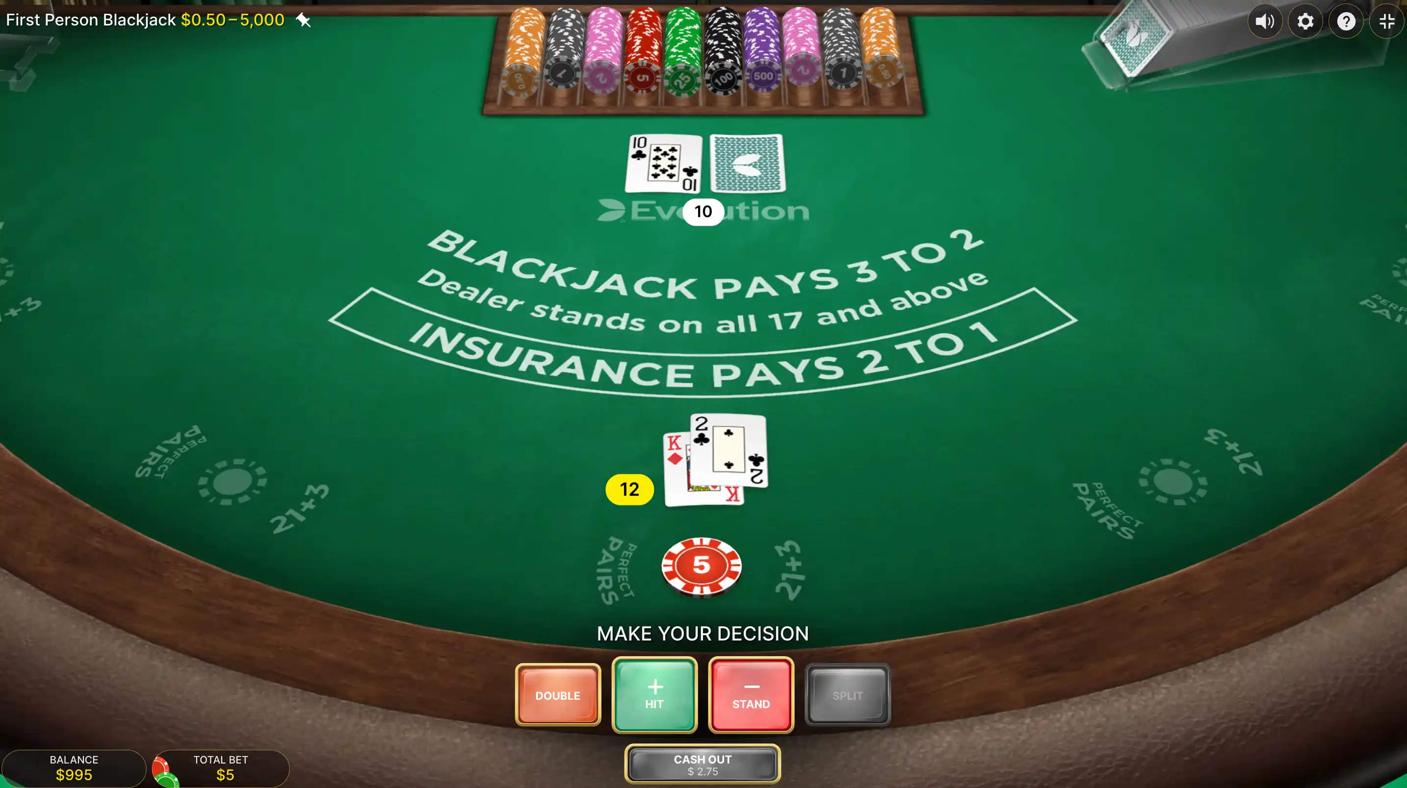 blackjack-decision