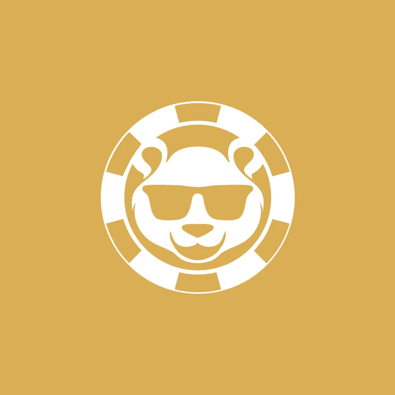 logotype square golden panda