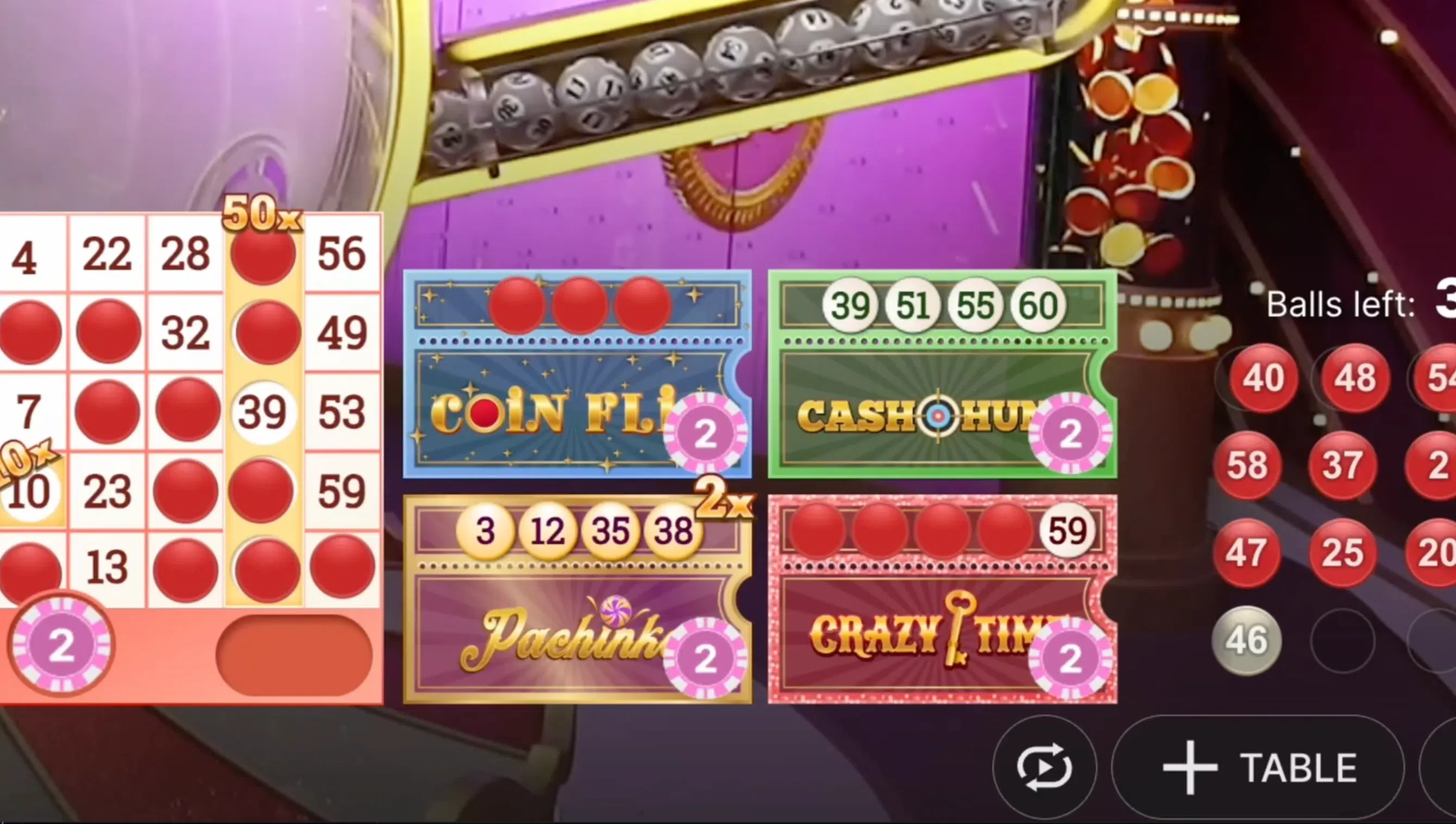 bonus crazy balls