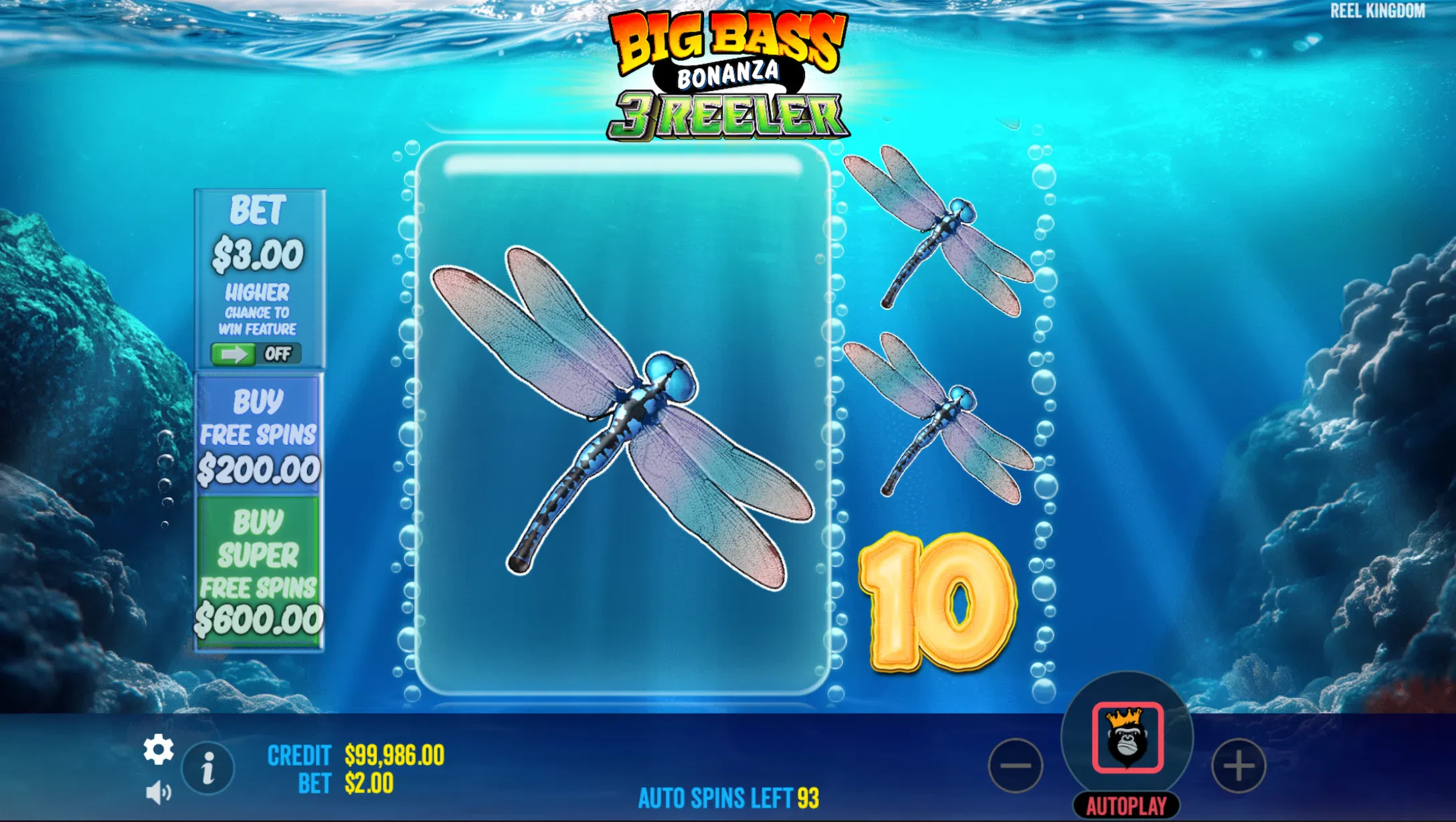 fonctionnalités big bass bonanza 3 reeler