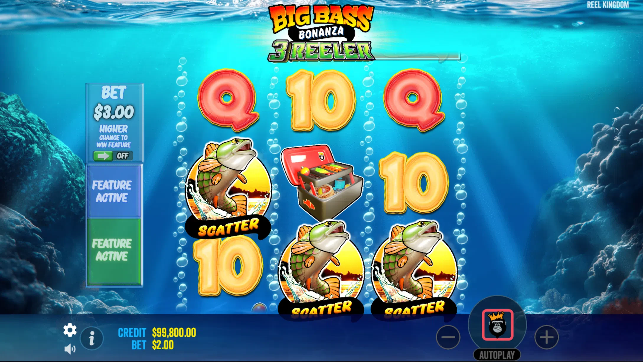 scatters big bass bonanza 3 reeler