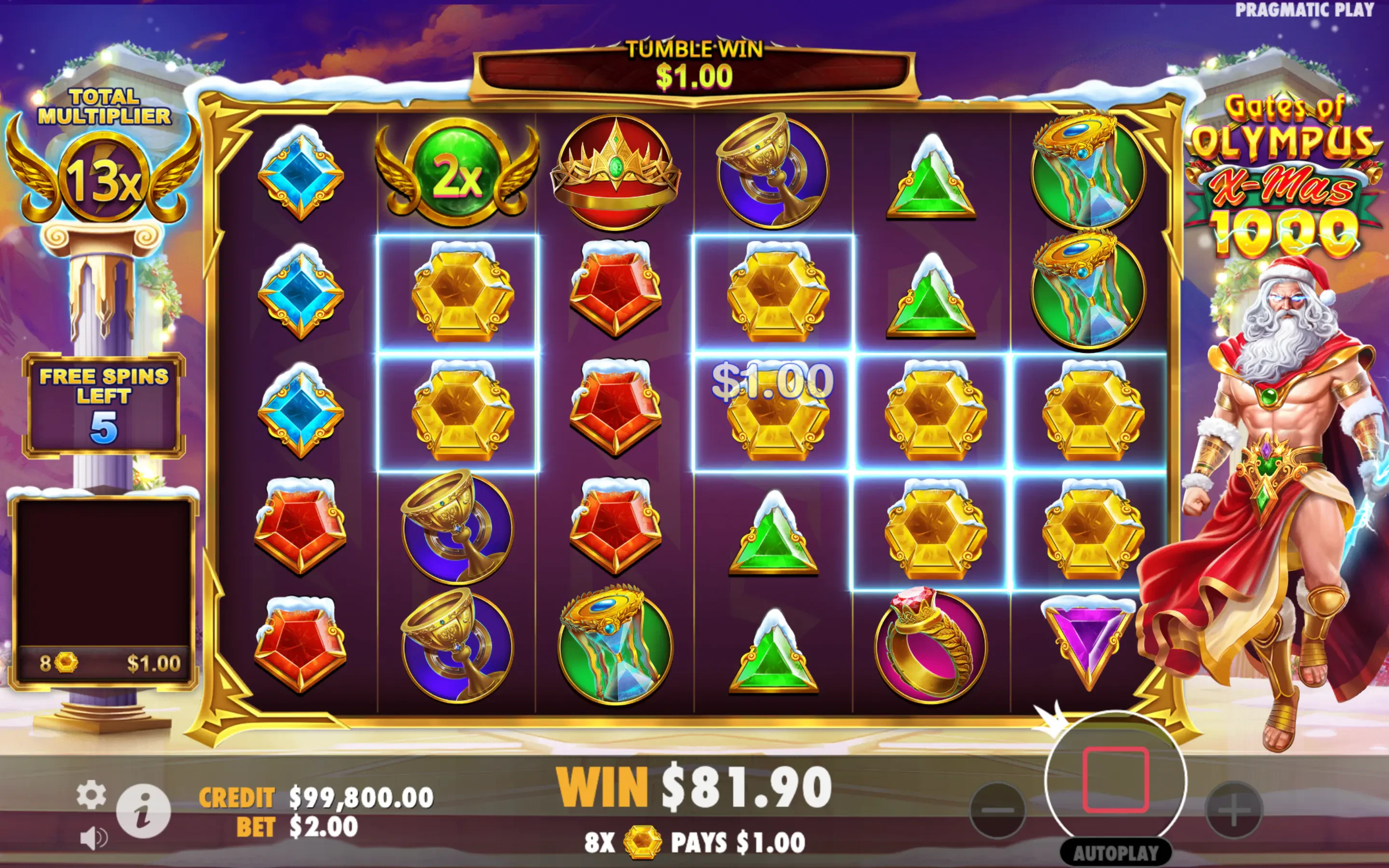 gates of olympus xmas 1000 bonus