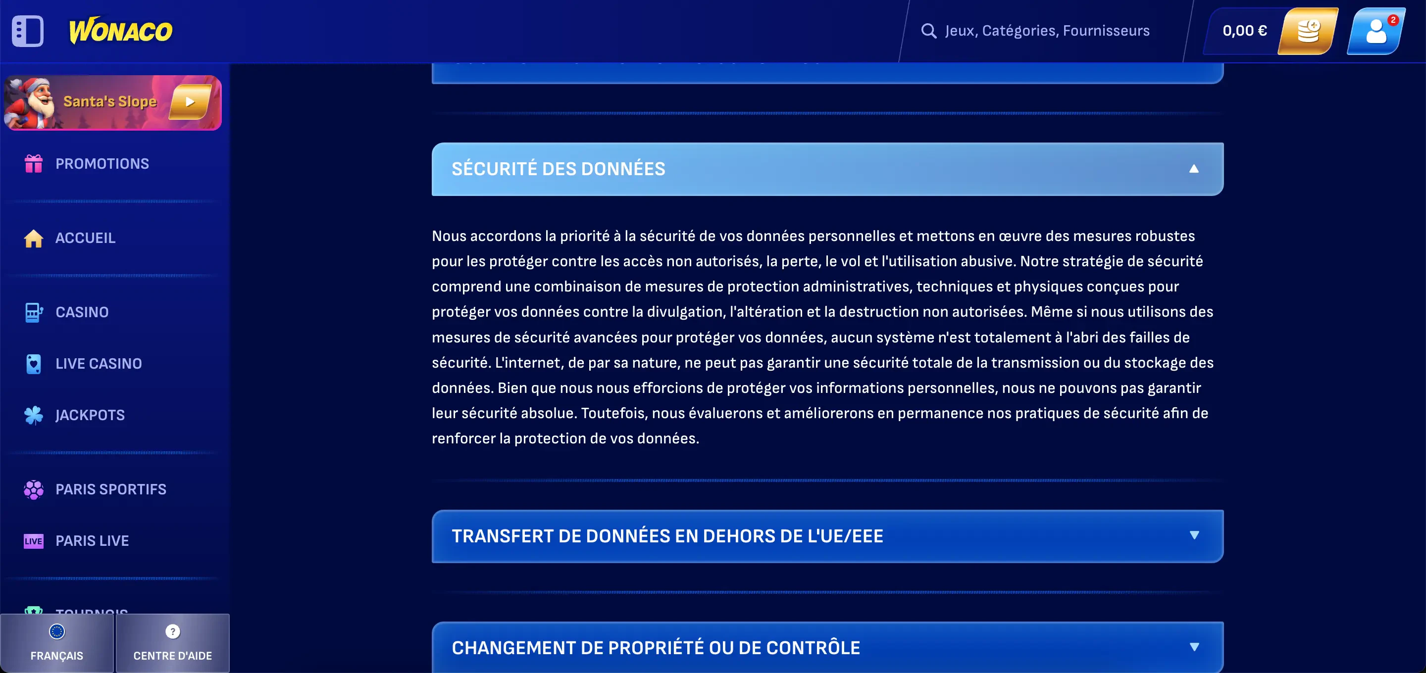 wonaco sécurité