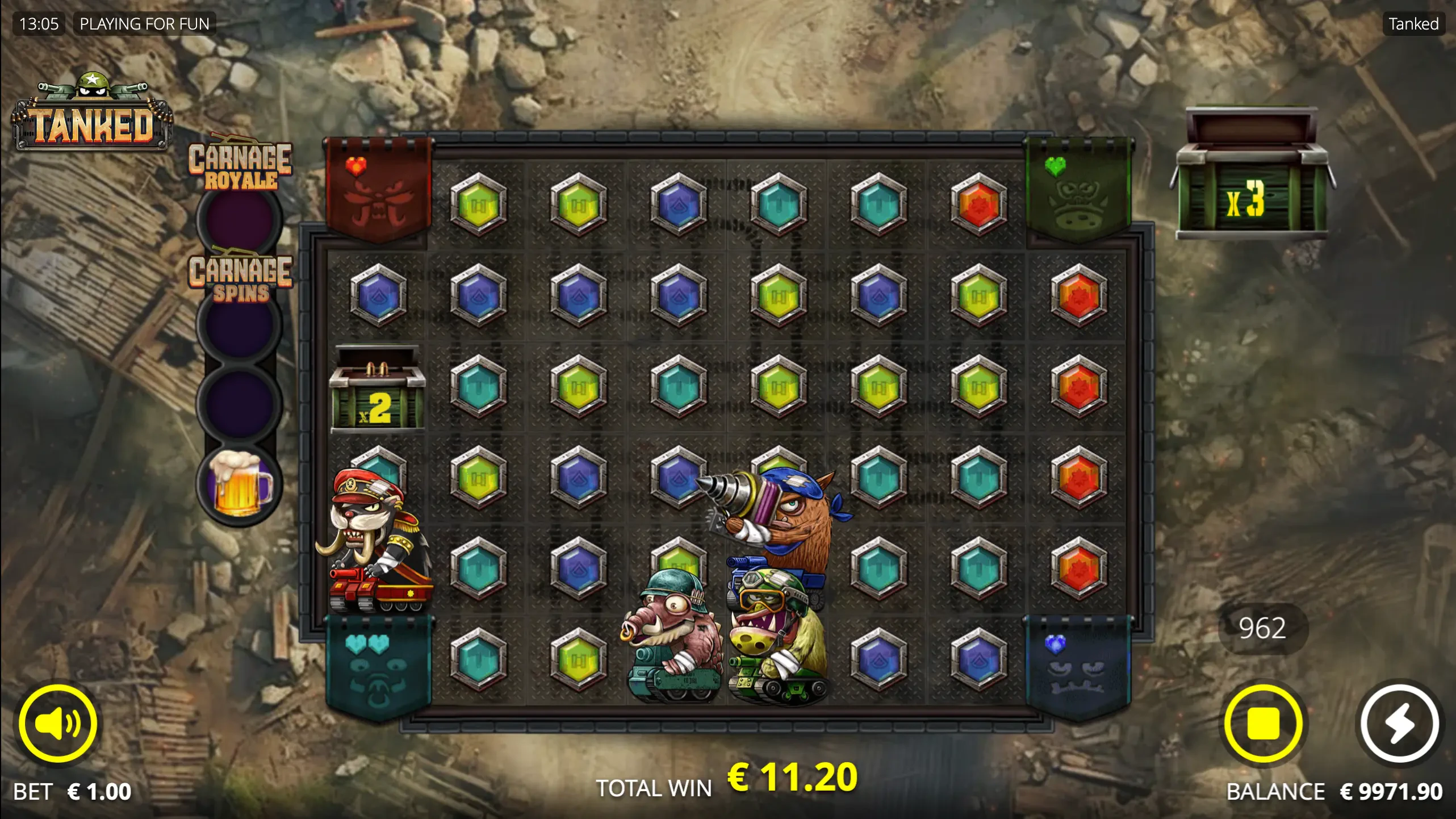 tanked fonctionnalités