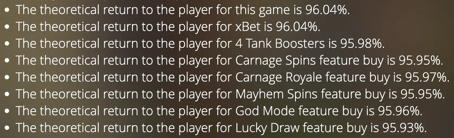 tanked rtp