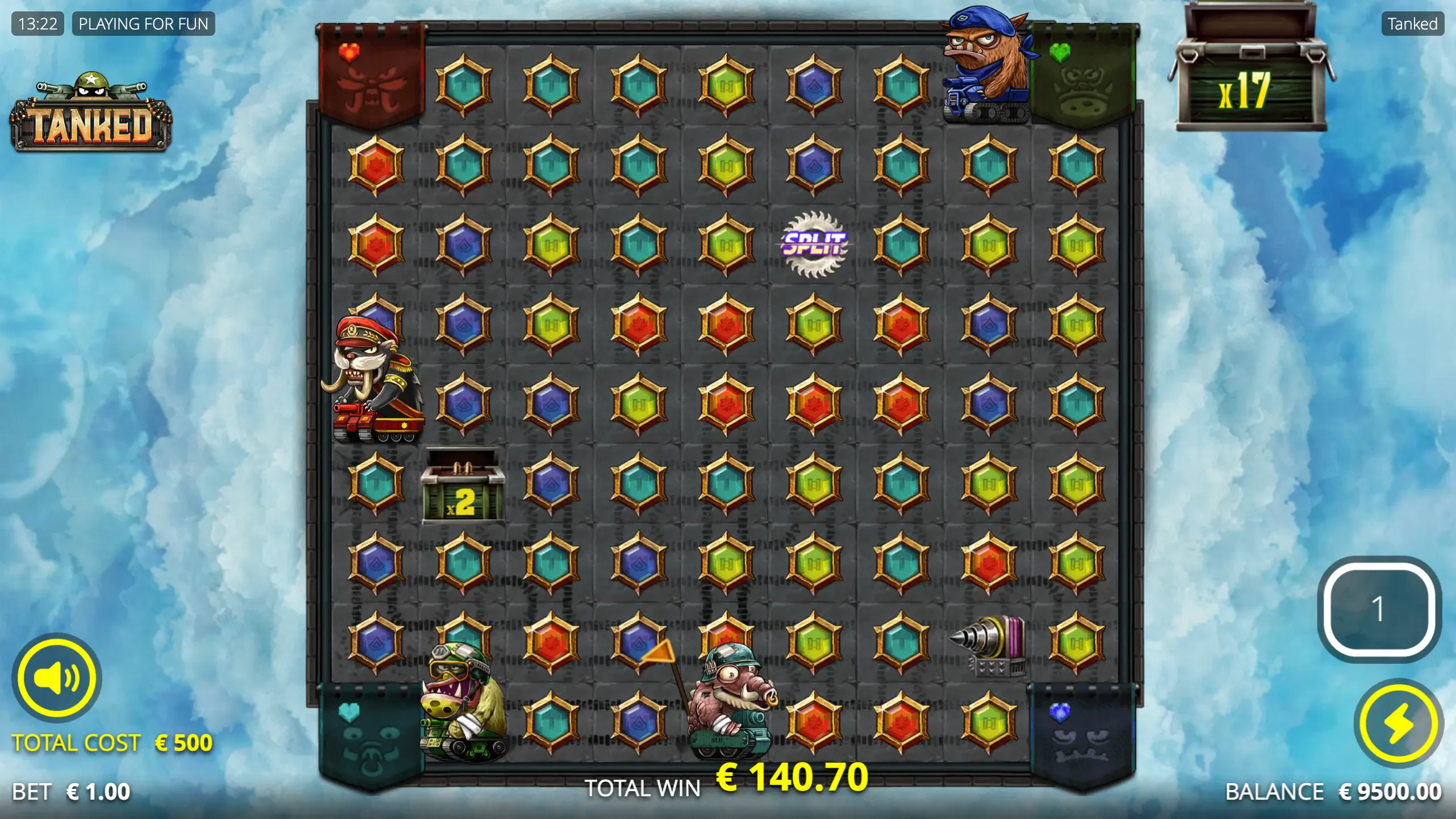 tanked mayhem spin