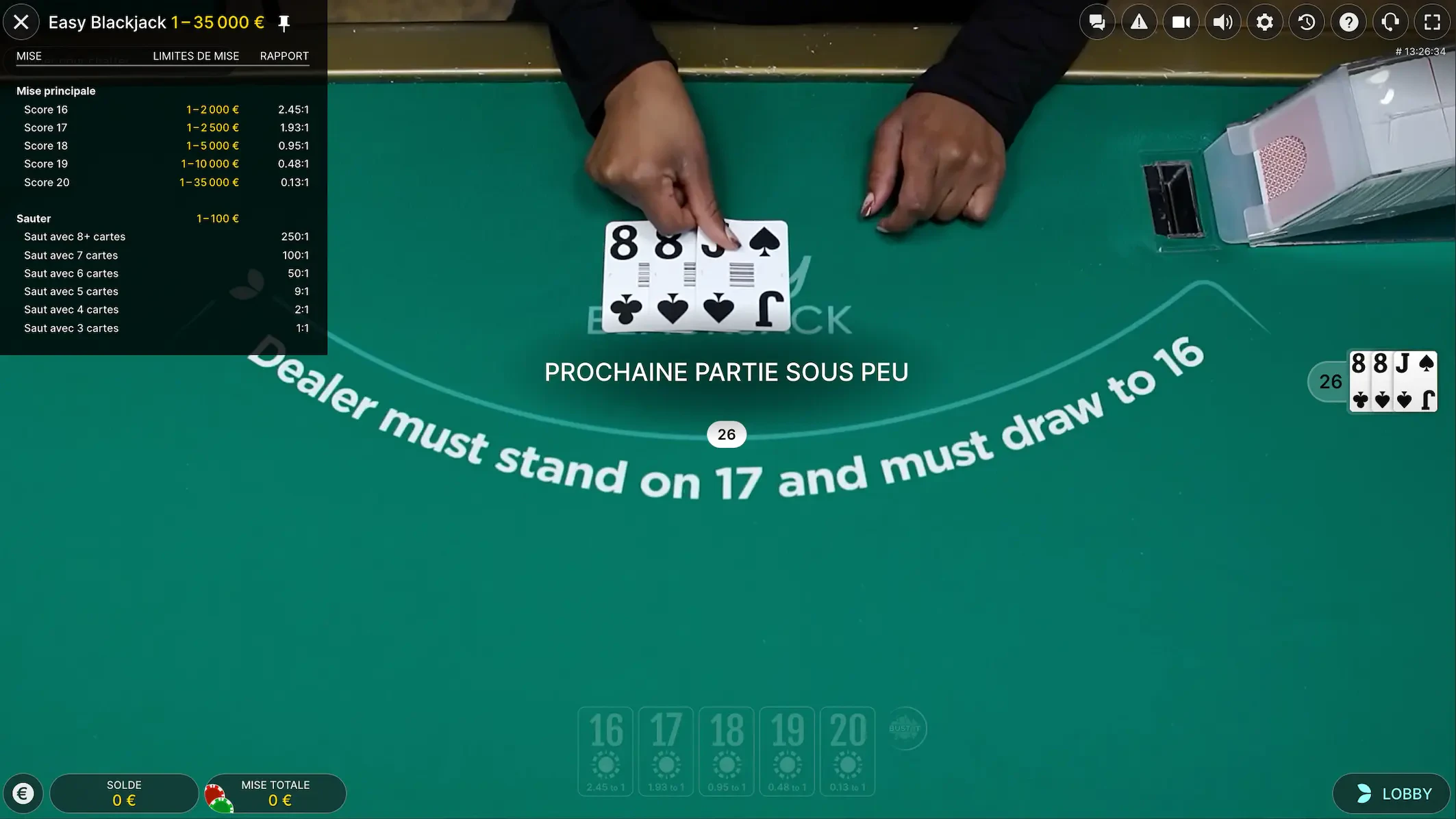 bust it easy blackjack