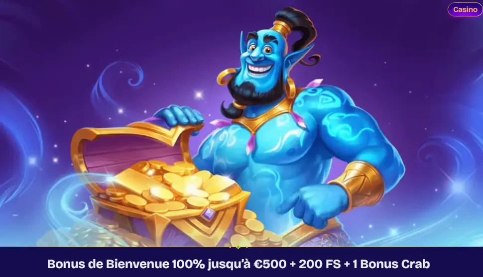 GeniePay-bonus-de-bienvenue-casino