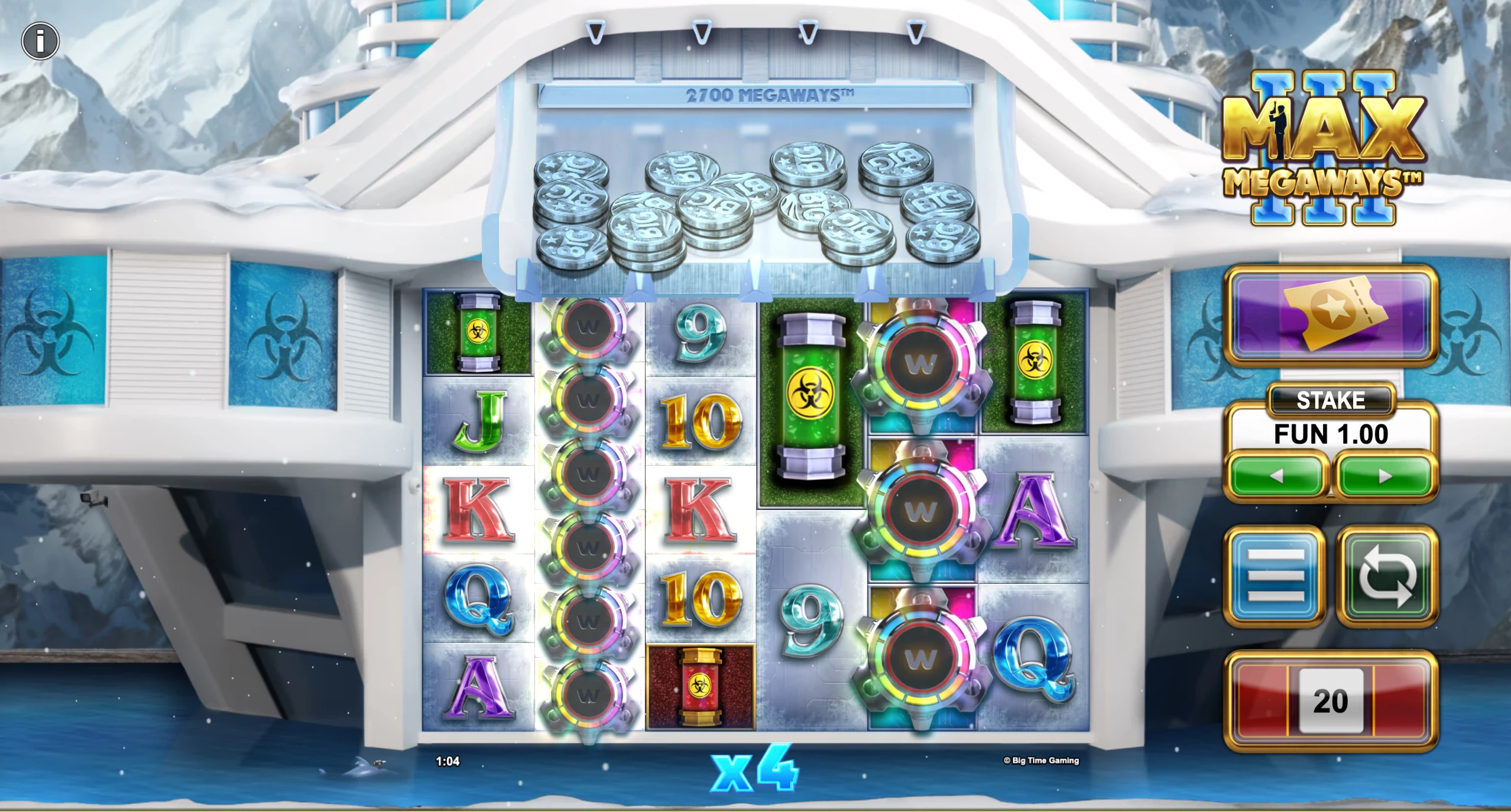 base game max megaways 3