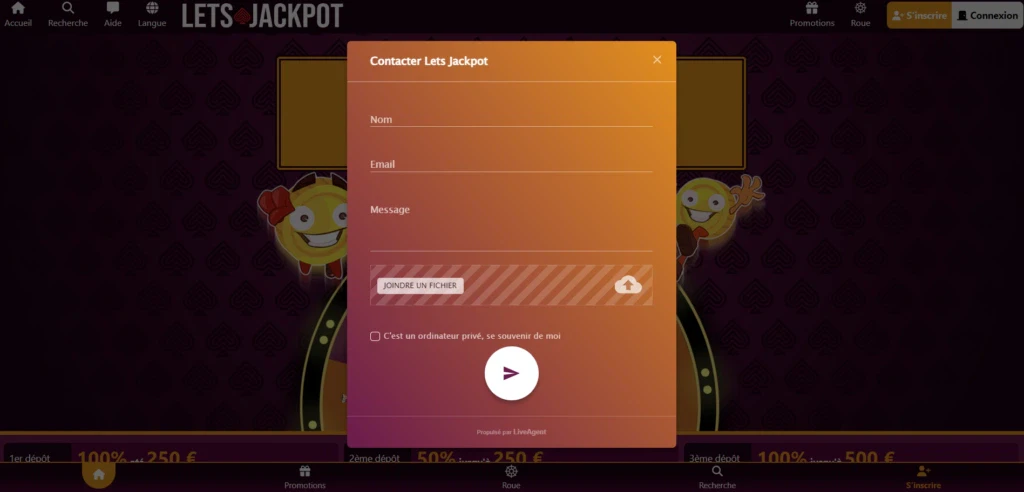 service client lets jackpot