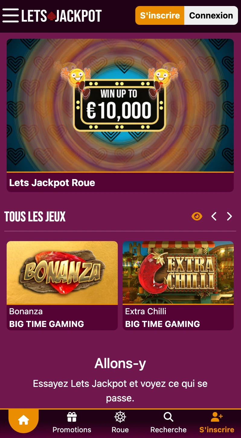 mobile lets jackpot