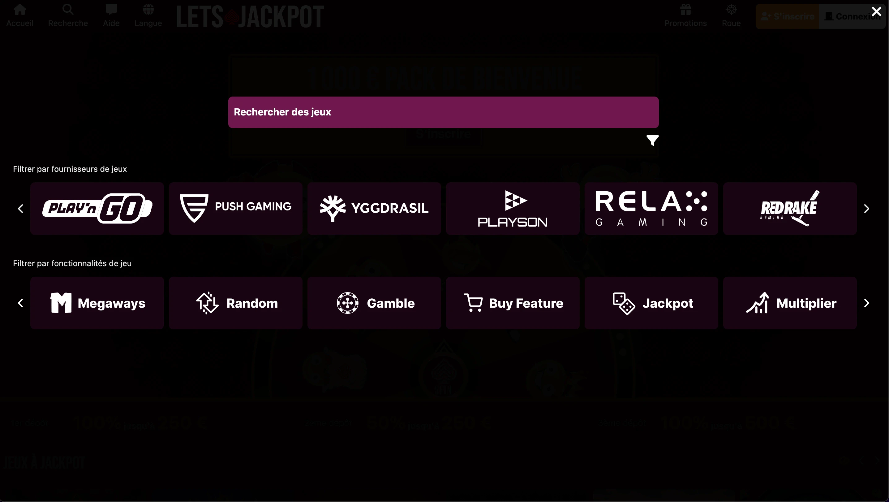 providers lets jackpot
