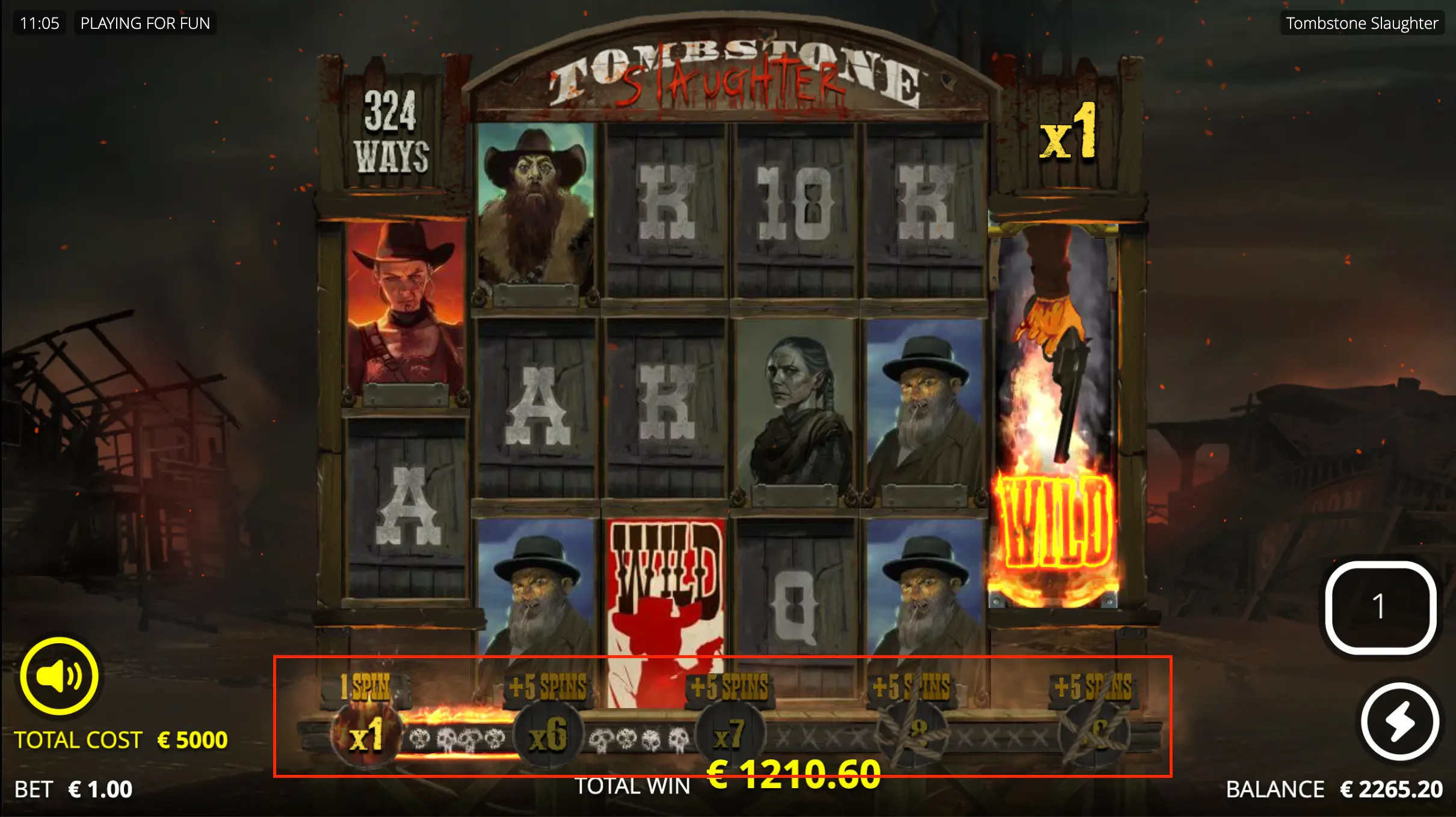 Tombstone Slaughter El Gordo’s Revenge Meter