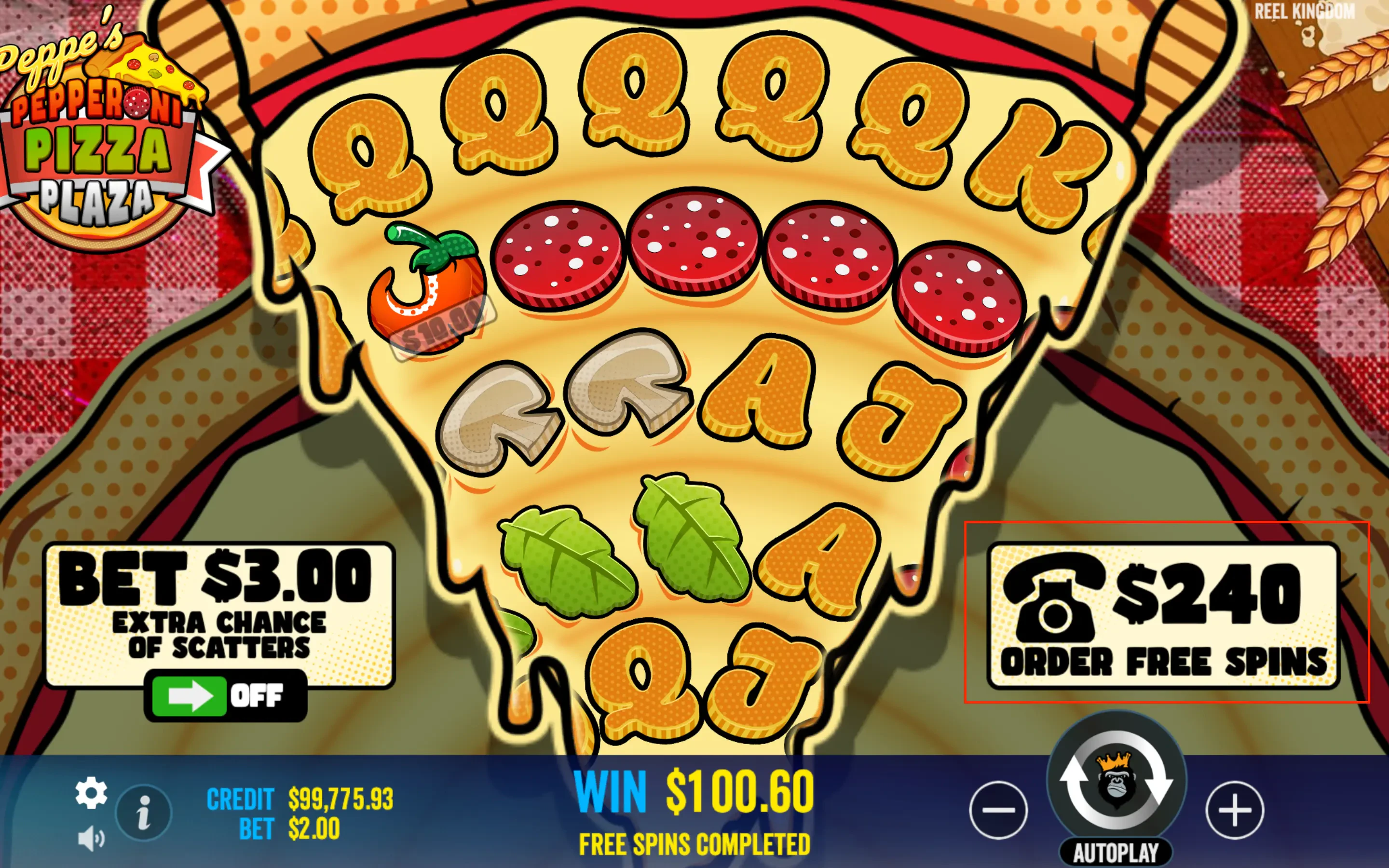 Peppe’s Pepperoni Pizza Plaza bonus buy