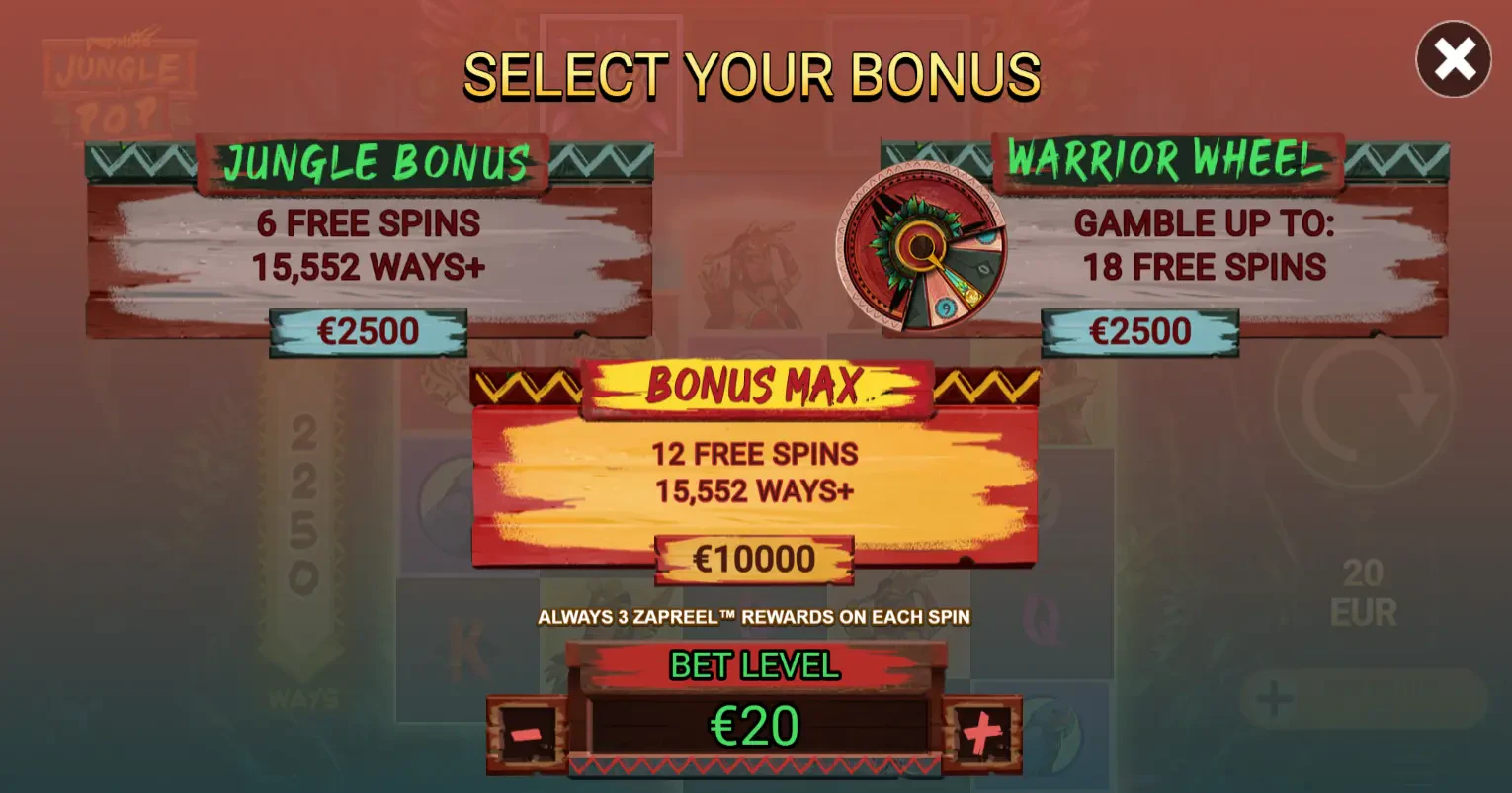 junglepop bonus buy