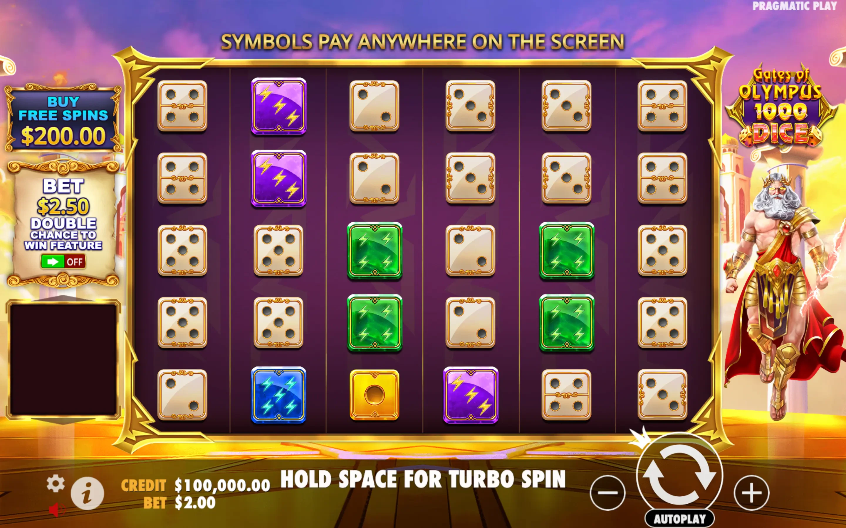 gates of olympus 1000 dice